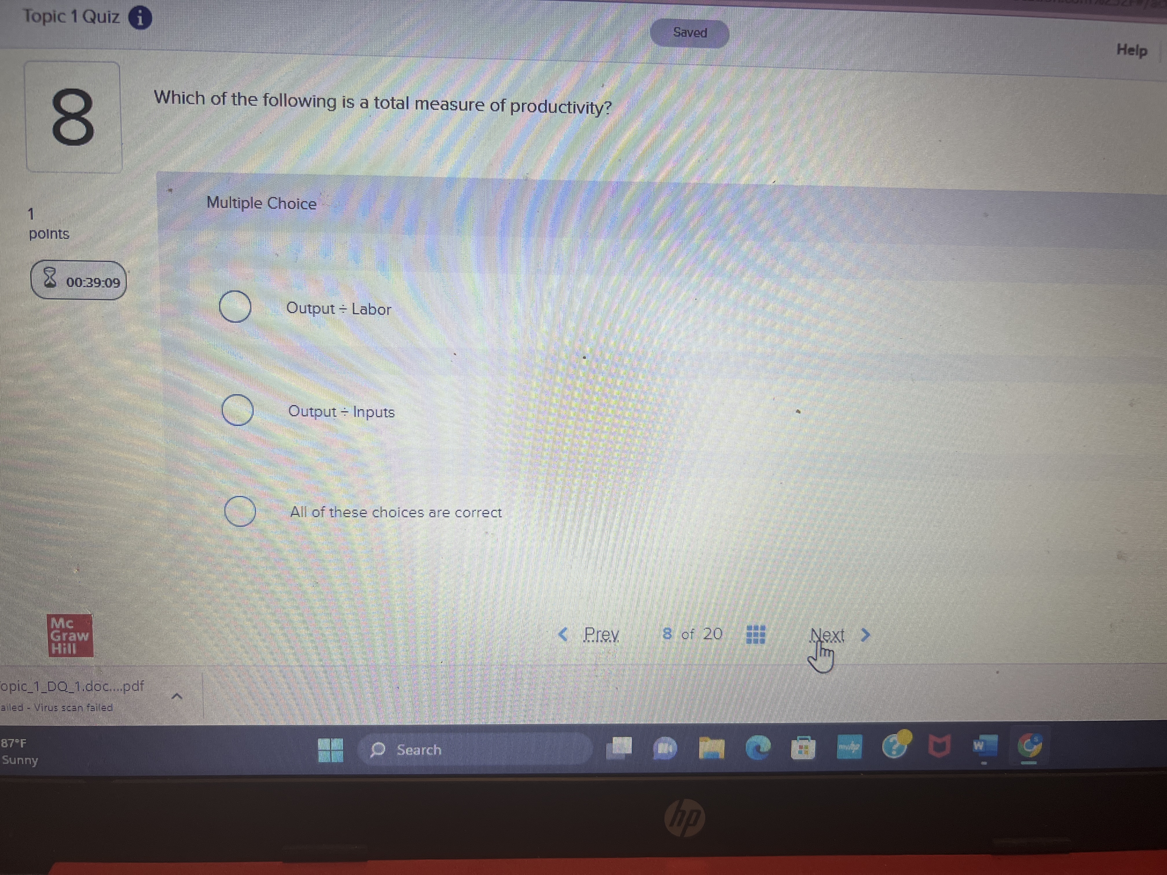 ic_1_DO_1.doc...pdf ed - Virus scan called Search W inny hpSaved Help 6