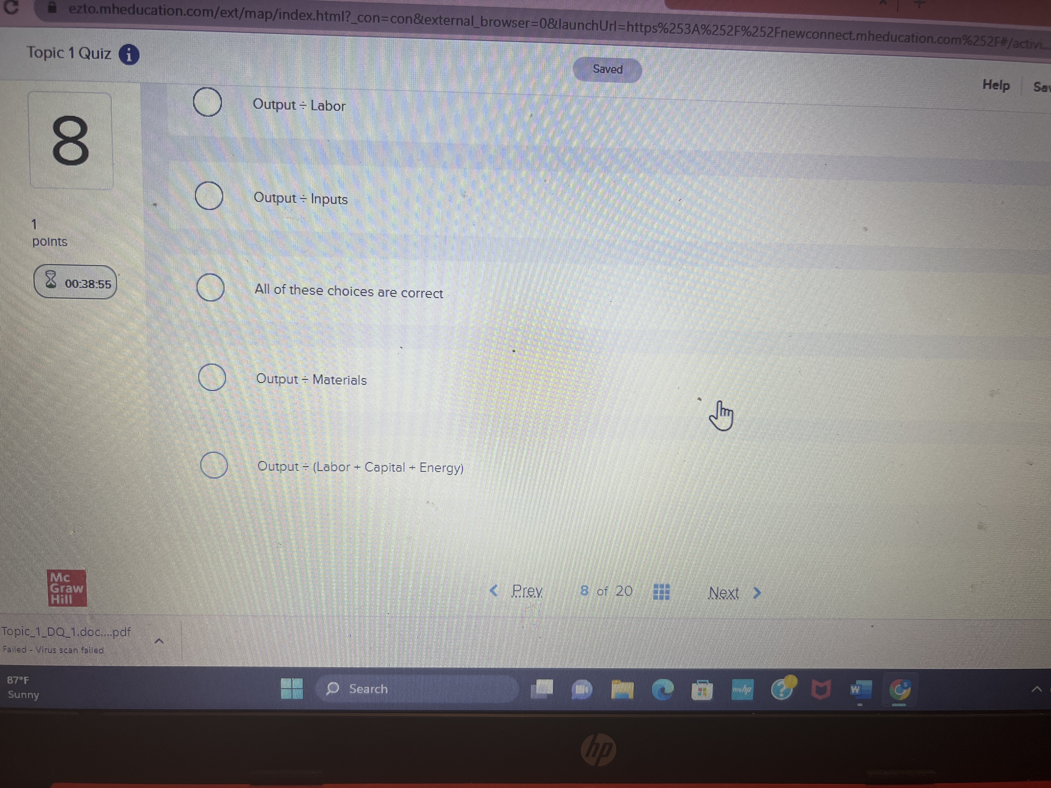 A timeline displaying major planned events oints A facility layout schematic noting