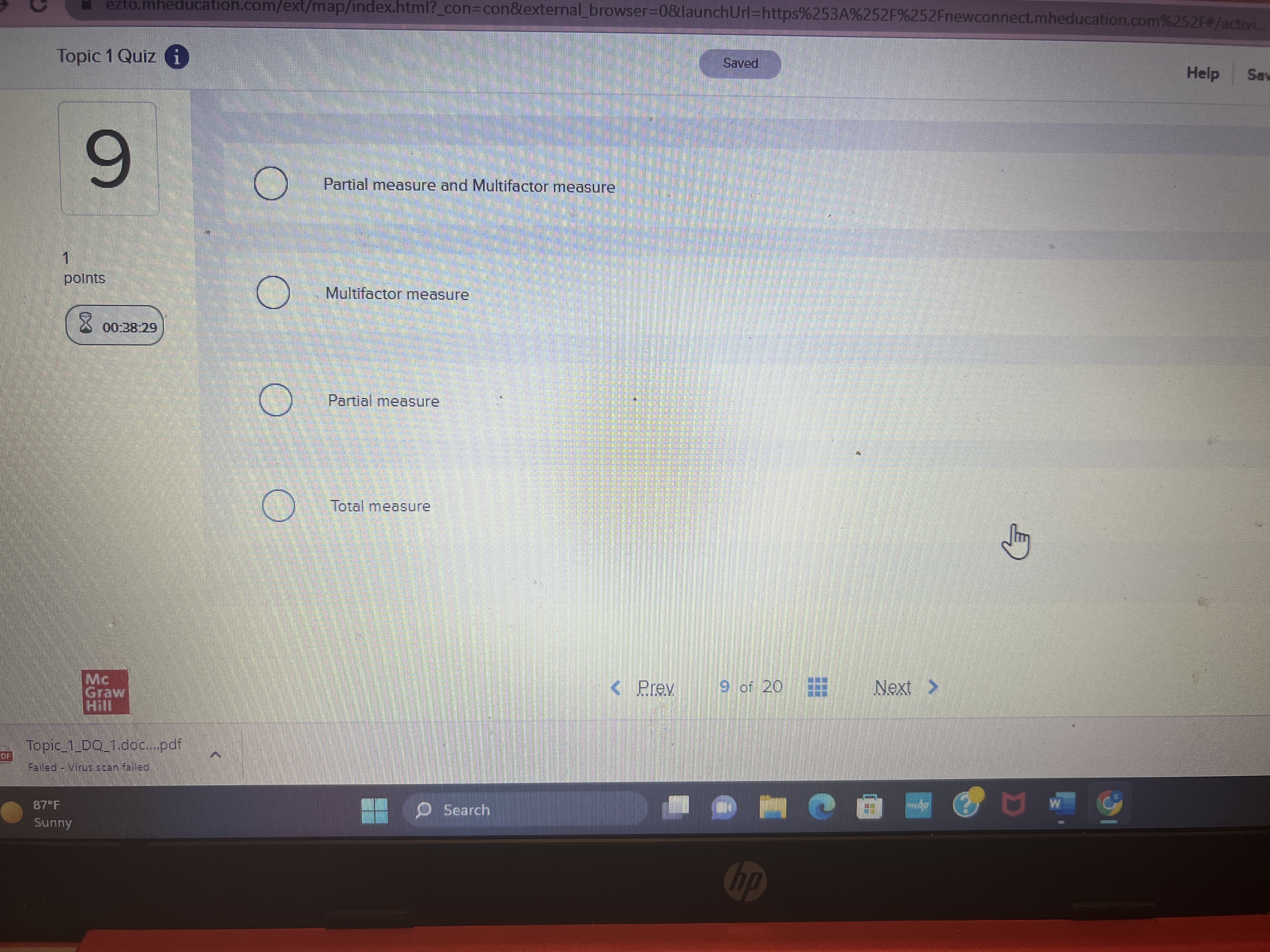 up a project O A diagram that shows how a company's strategy