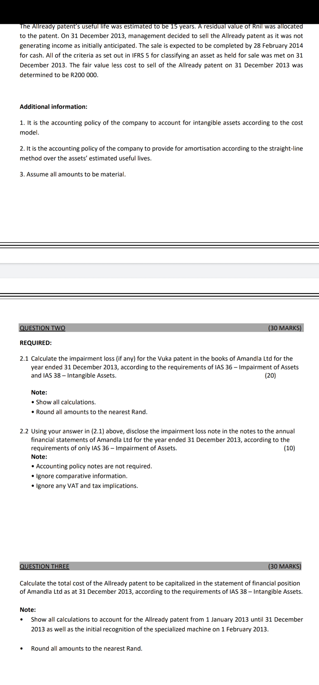 answer the questions on seen on the first screen shot USE THE