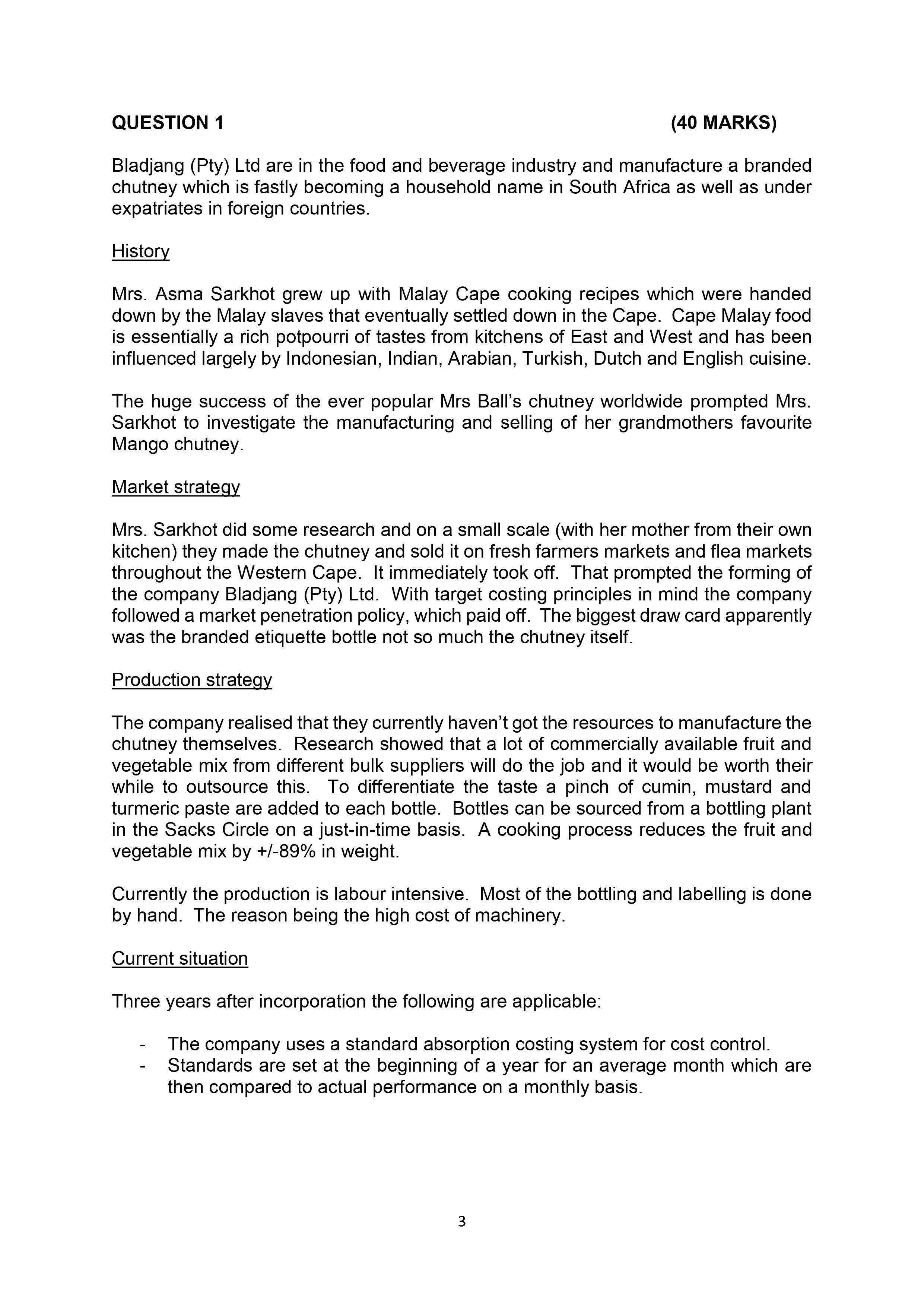 i need an answer to this question. it's a Managerial accounting question.