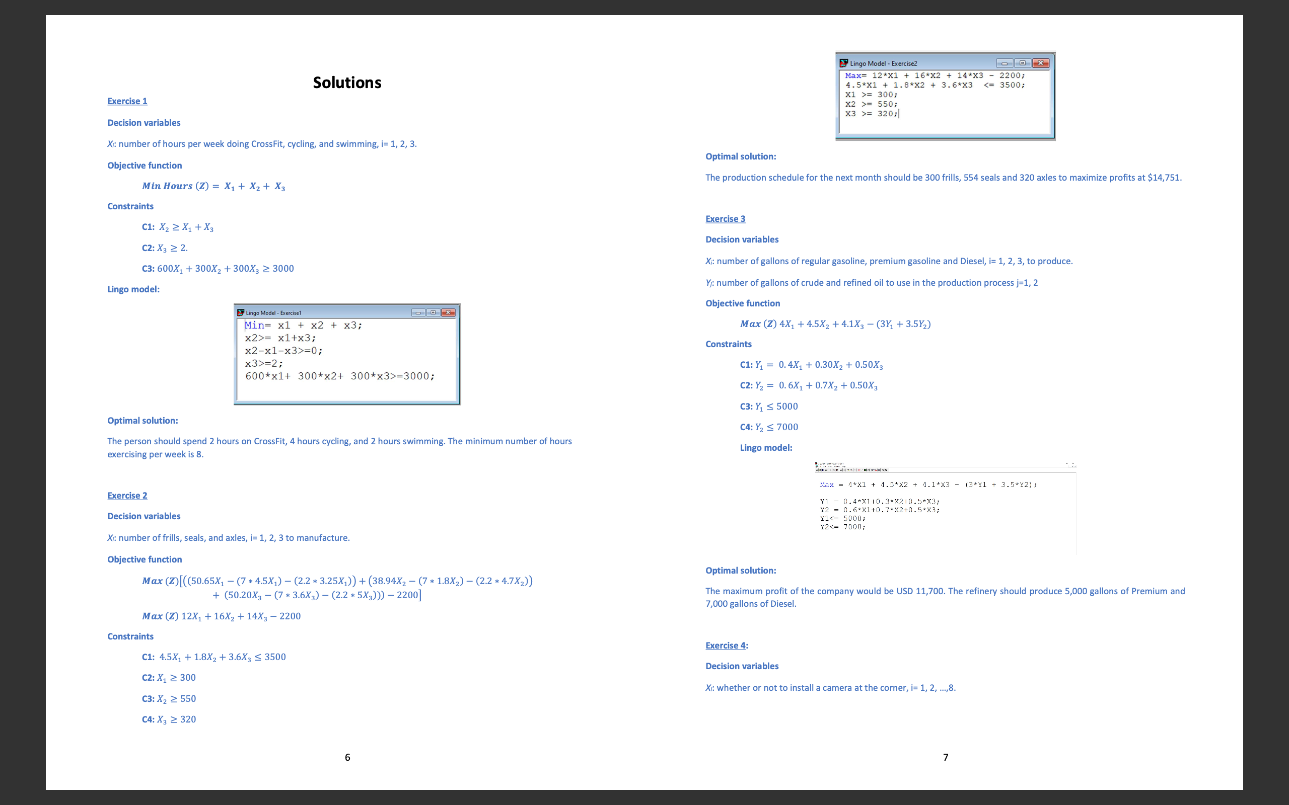 b) for my Intro To Management Science MGS411 Class below so I