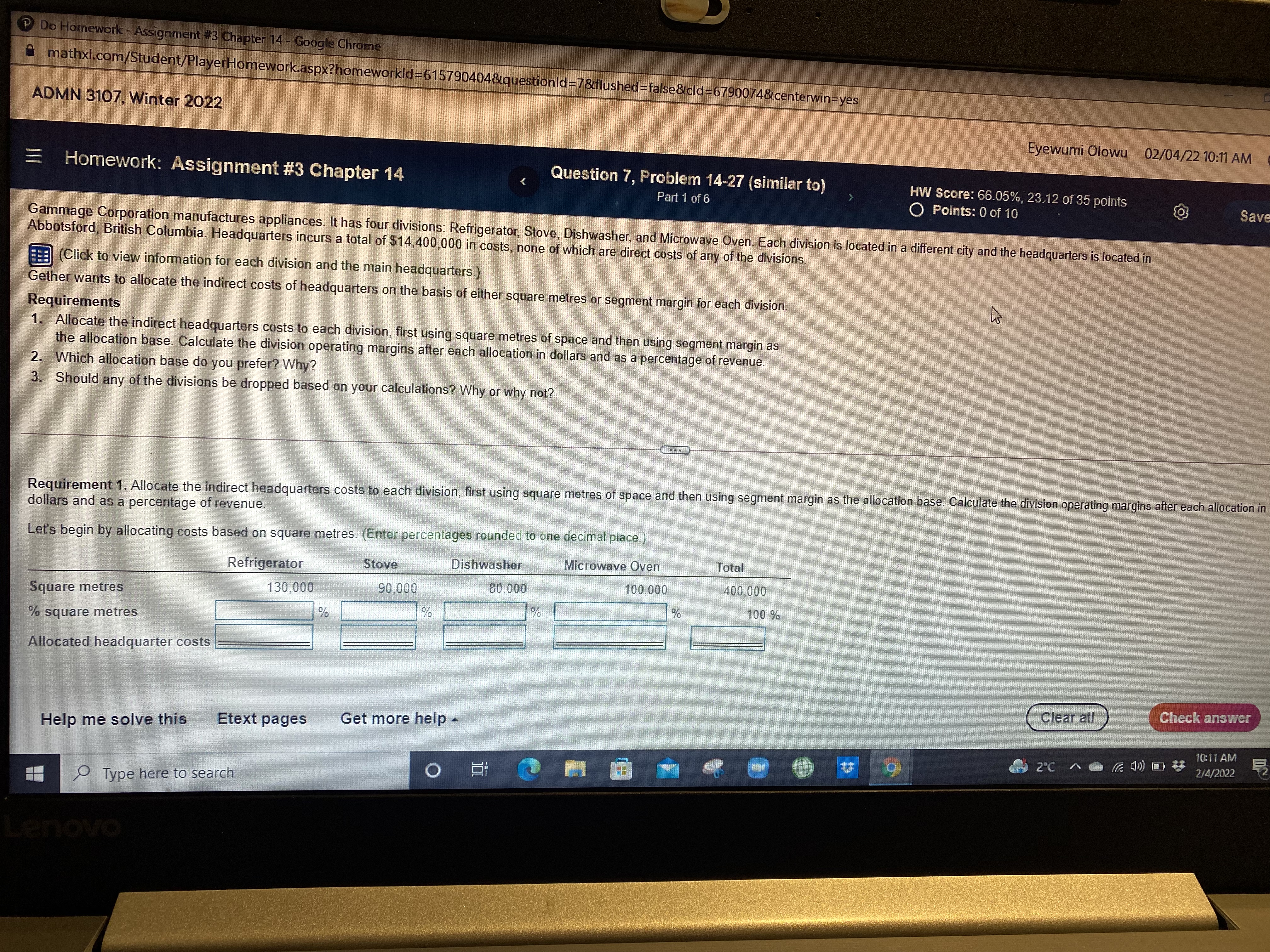 Please answer correctly Do Homework - Assignment #3 Chapter 14 - Google
