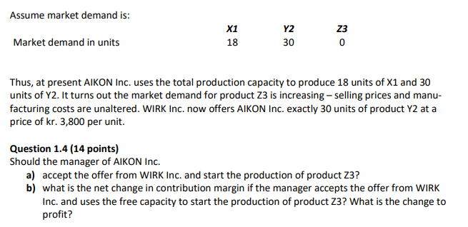 and Z3. Assume the market is will- ing to buy whatever can