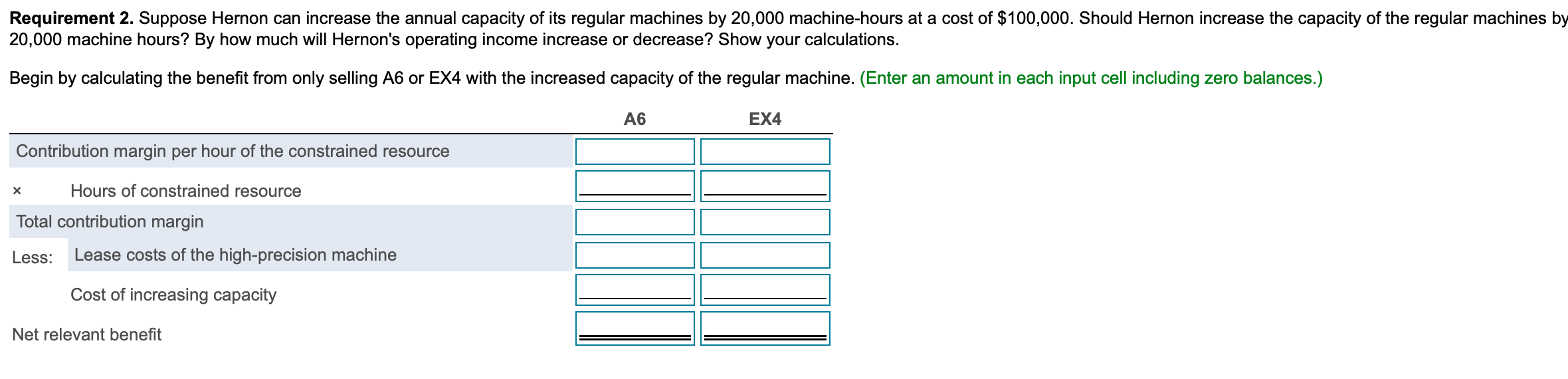 makes two types of tools: A6, a regular cutting tool, and EX4,