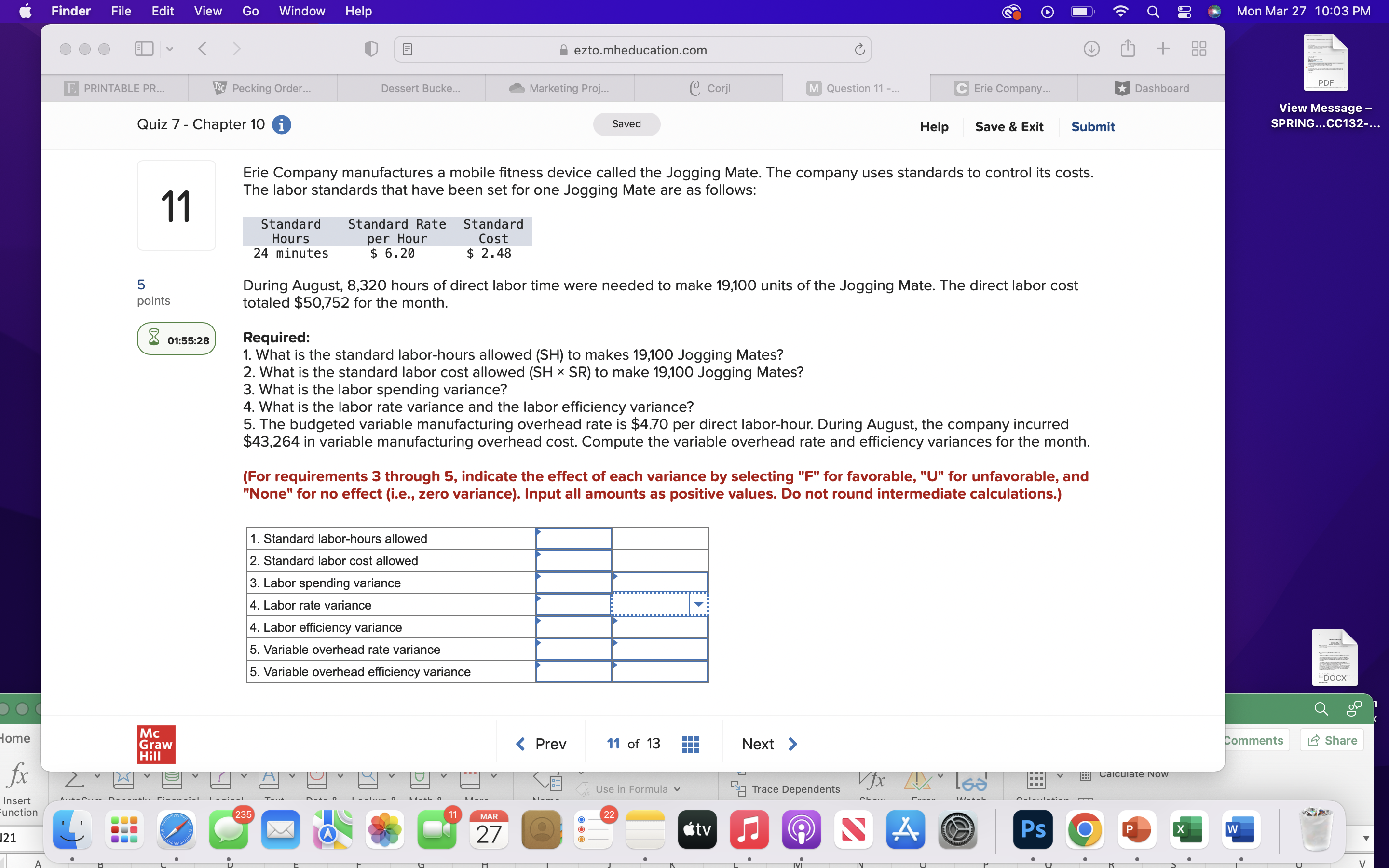 Finder File Edit View Go window Help Mon Mar27 10:03 PM