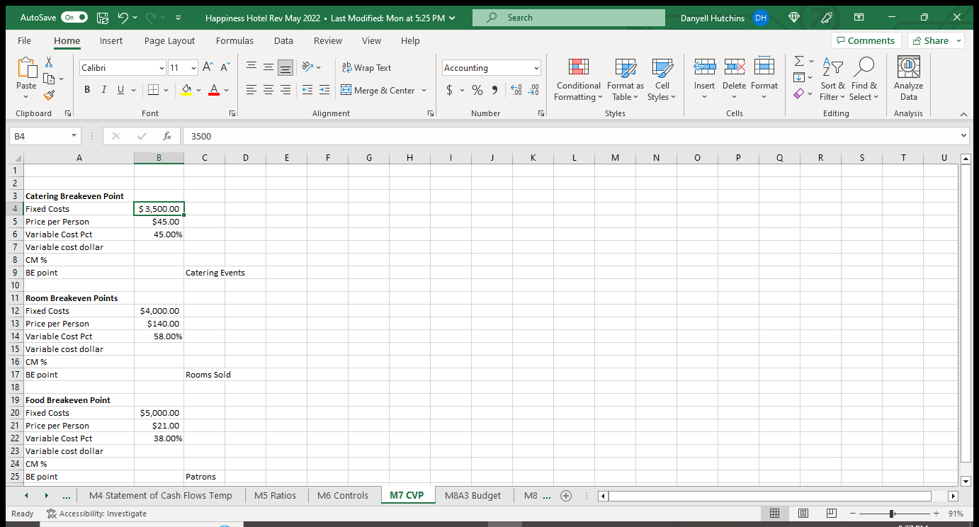 For this assignment, you are starting to look at some options to