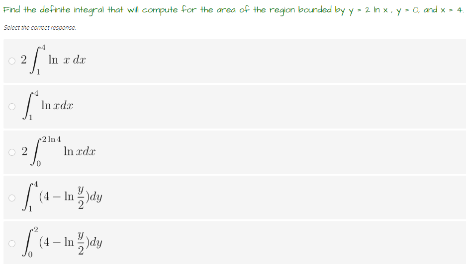 for the moment with respect to y-axis. Select the correct response: O