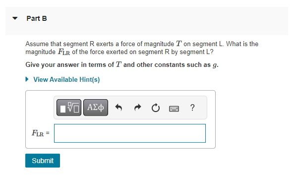 in the strings) with acceleration of magnitude a. Part C Find 72,