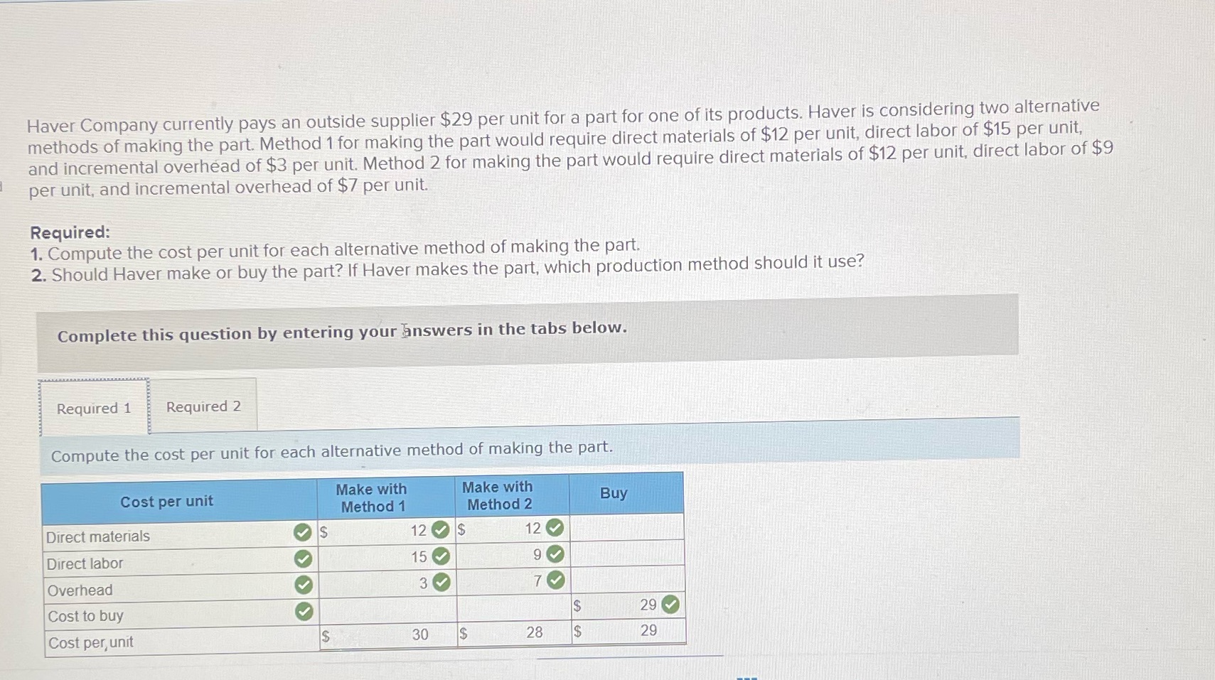For the problem involving special order analysis and consideration, based on the