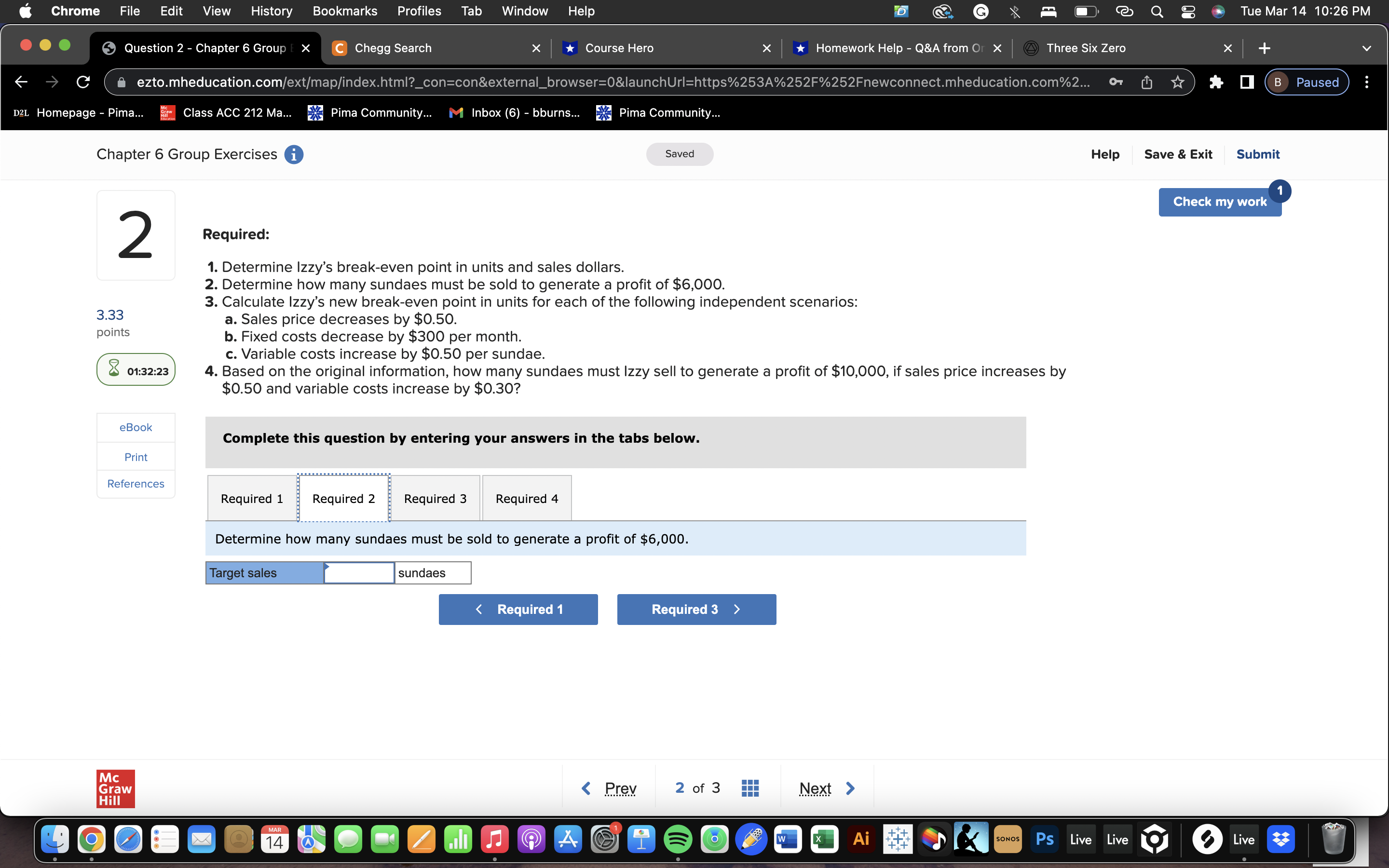 Group E X C Chegg Search Course Hero X *Dashboard X Three