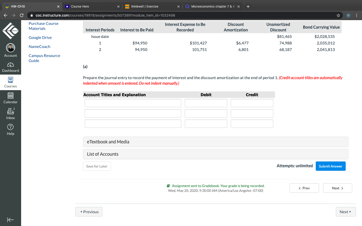 & 8 x + C coc.instructure.com/courses/19919/assignments/507399?module_item_id=1032456 G 20205P HW-Ch10 Home eTextbook Assignment