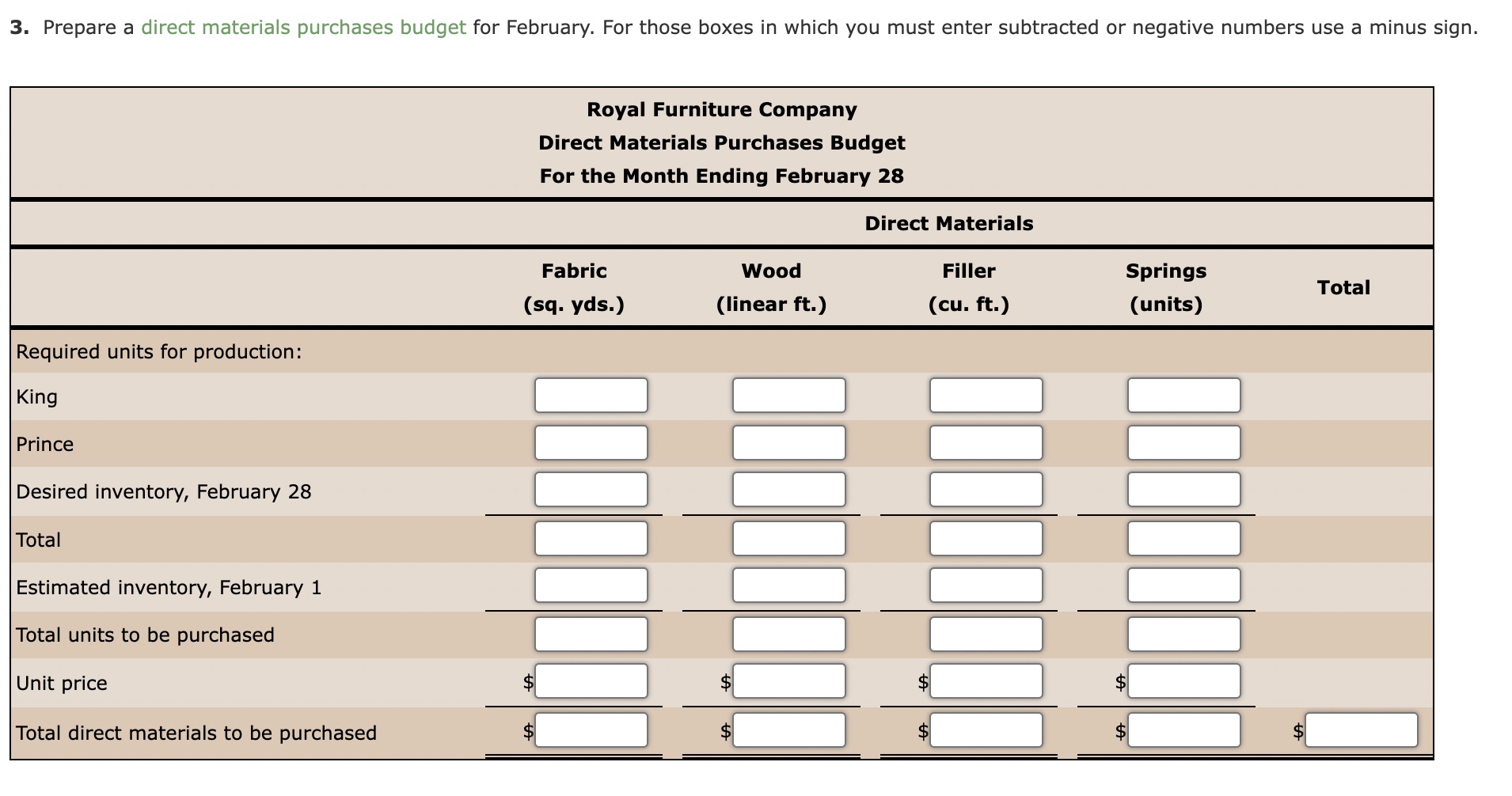 Problem Set: Module 5BE.09.01.EXCEL.ALGOTMM.08.01TMM.09.02PR.08.02BBE.09.02.EXCEL.ALGOHide or show questionsProgress:4/5 itemseBookQuestion Content AreaSales, Production, Direct