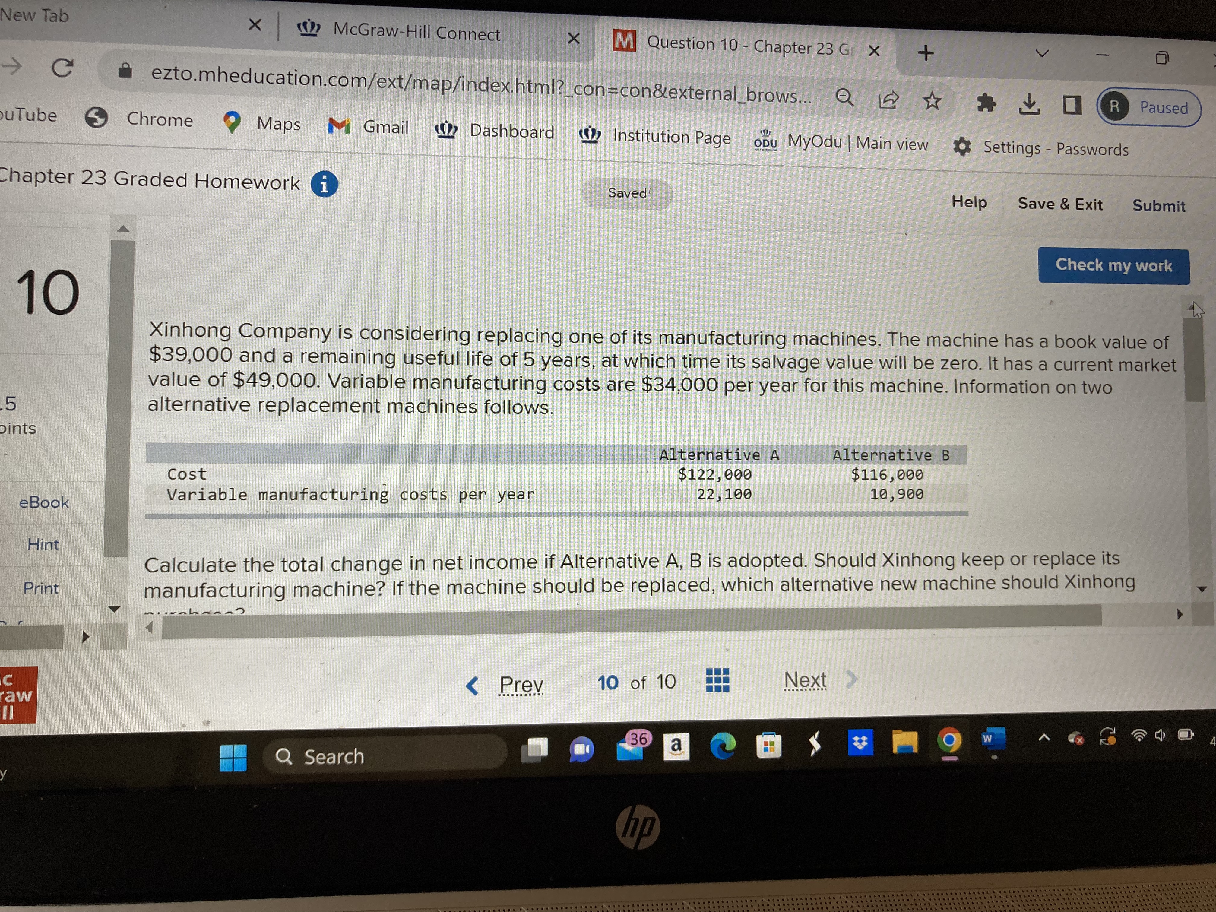 Chapter 23 Gr X + X C ezto.mheducation.com/ext/map/index.html?_con=con&external_brows... @ R Paused .