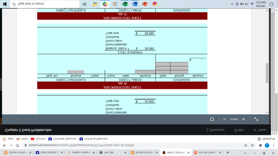  \fChapter 5 Excel Problem - Excel Sign in X File Home