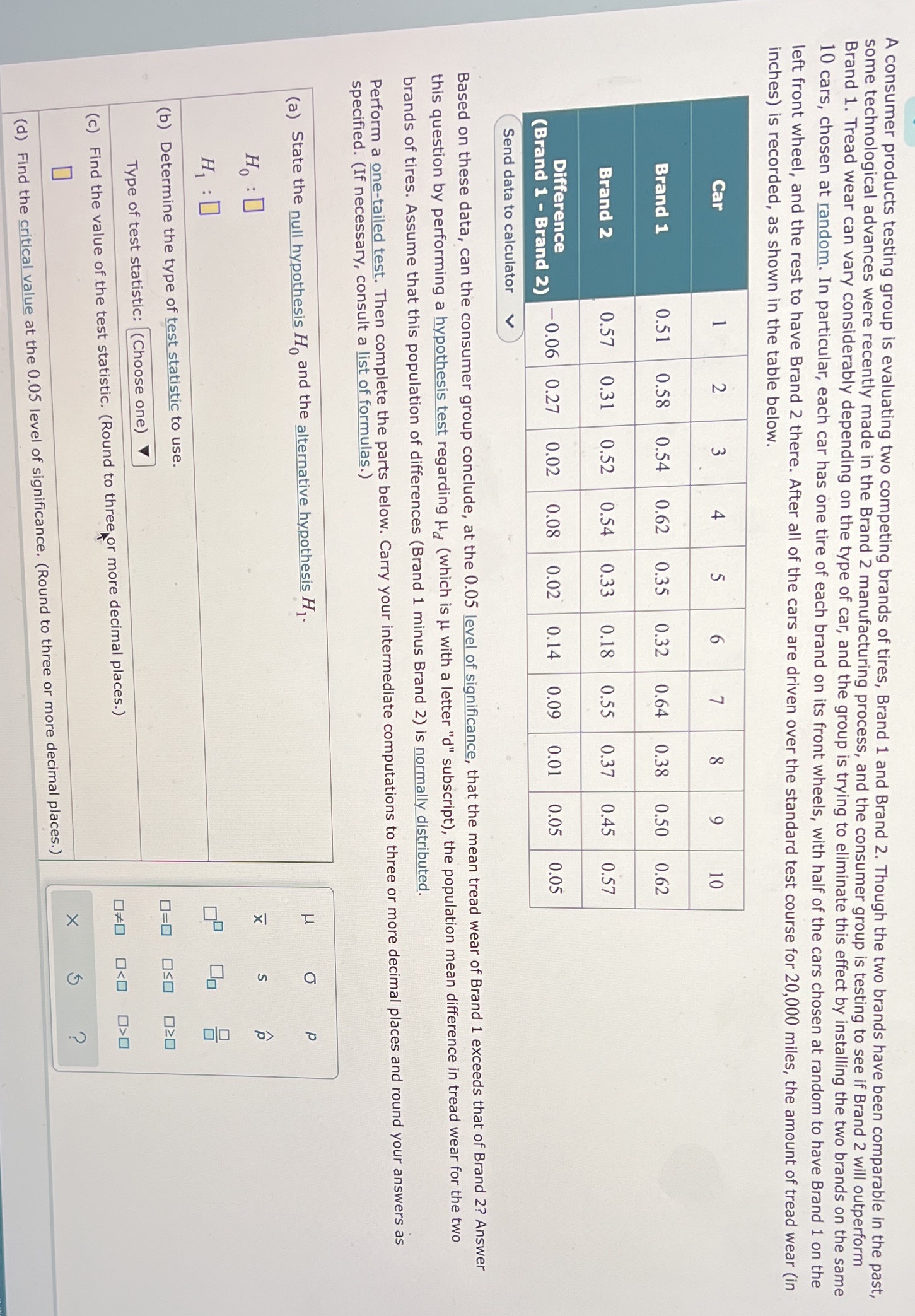 How to solve it please show step by step A consumer products