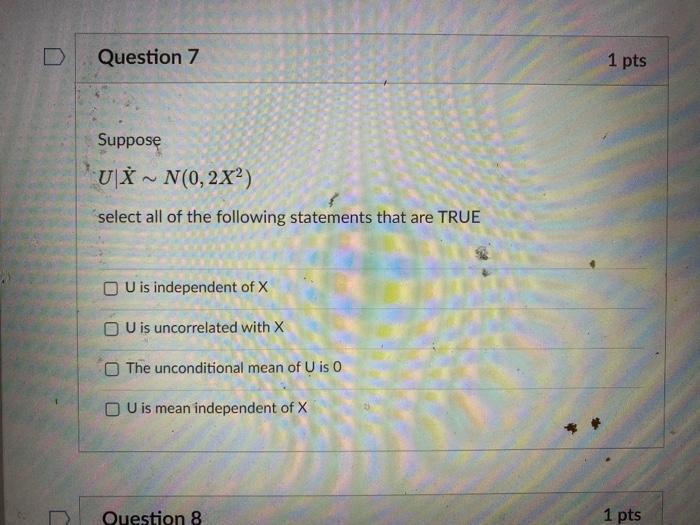 positively correlated O Y and X are negatively correlated The variance of