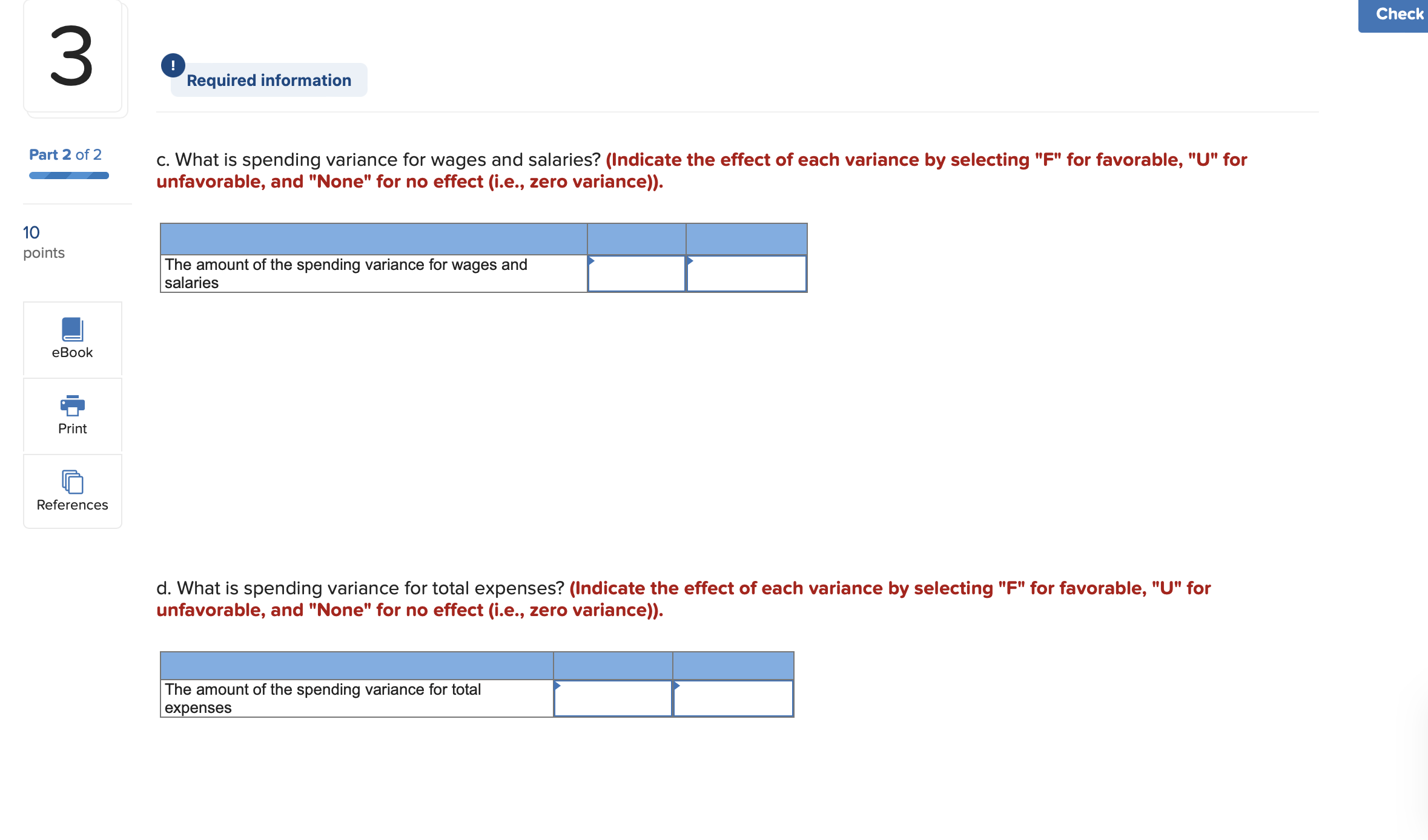 example in the text. Part 2 of 2 Requirement 2: Revise the