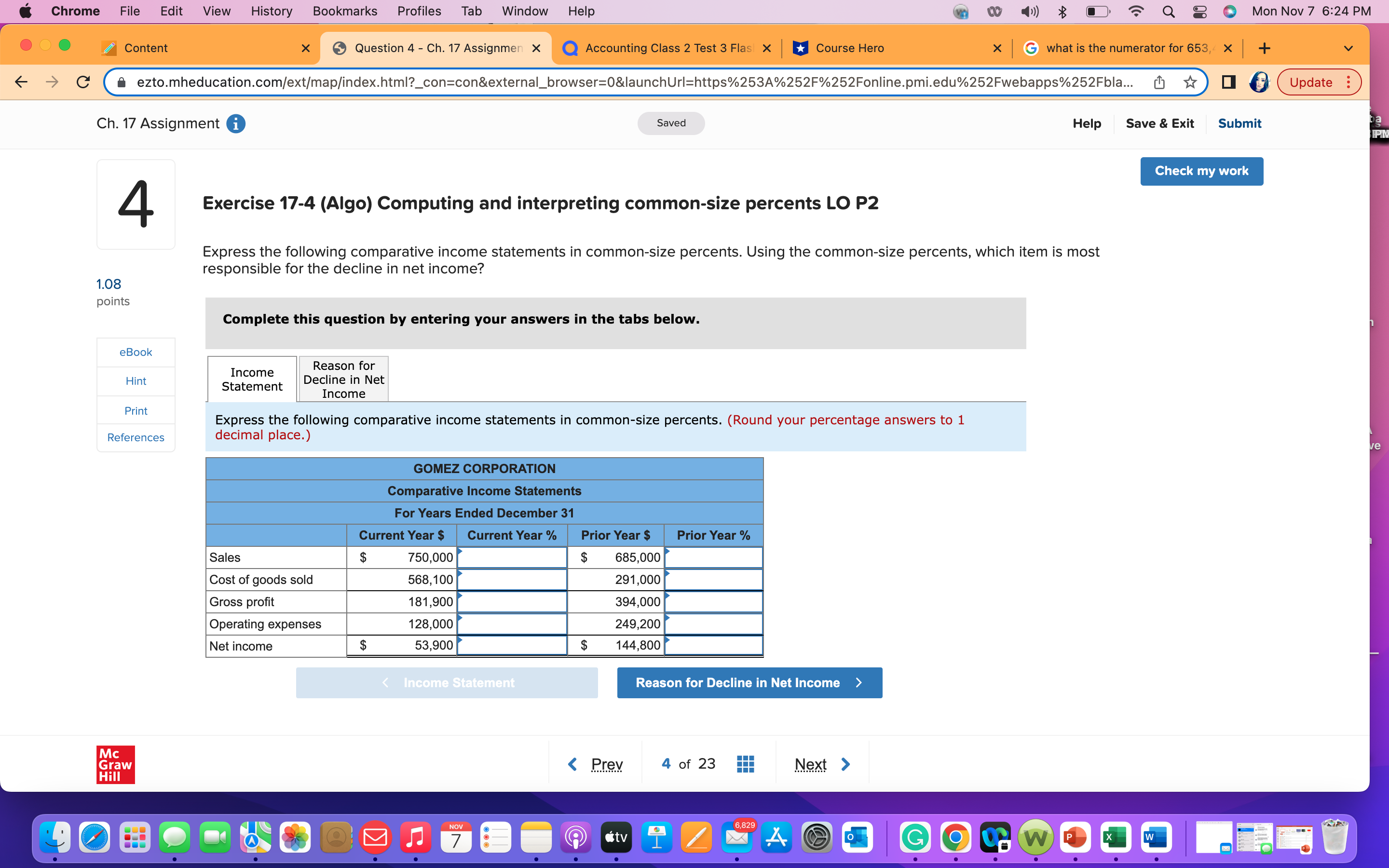  Chrome e Edit View History Bookmarks Profiles Tab Window Help Q