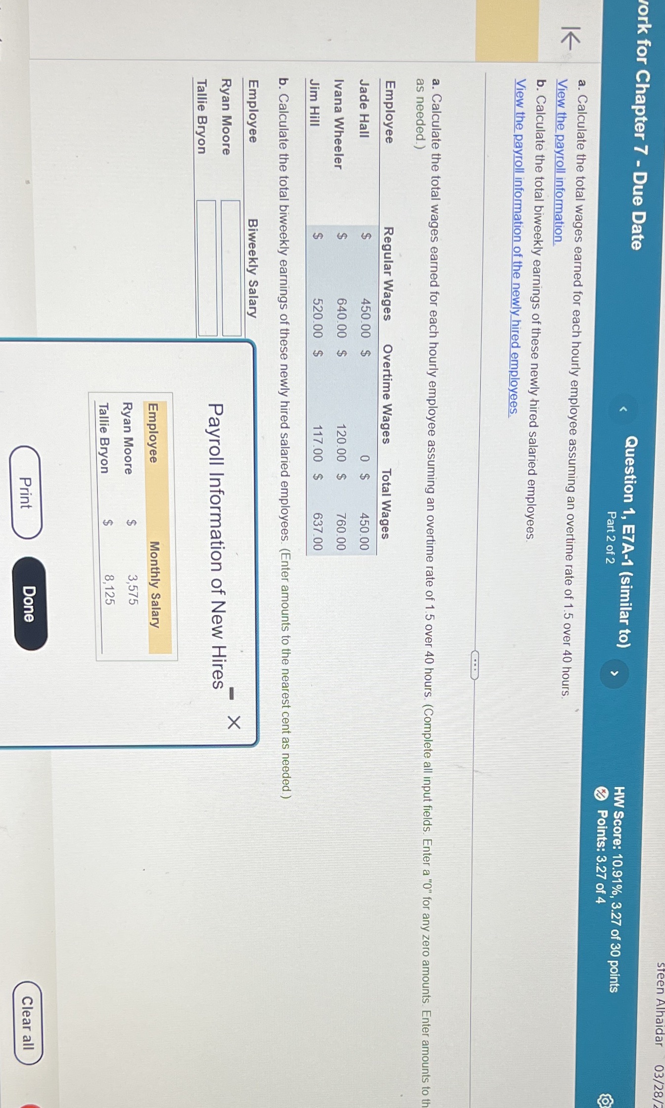  Ihaidar 03/28/ york for Chapter 7 - Due Date Question 1,