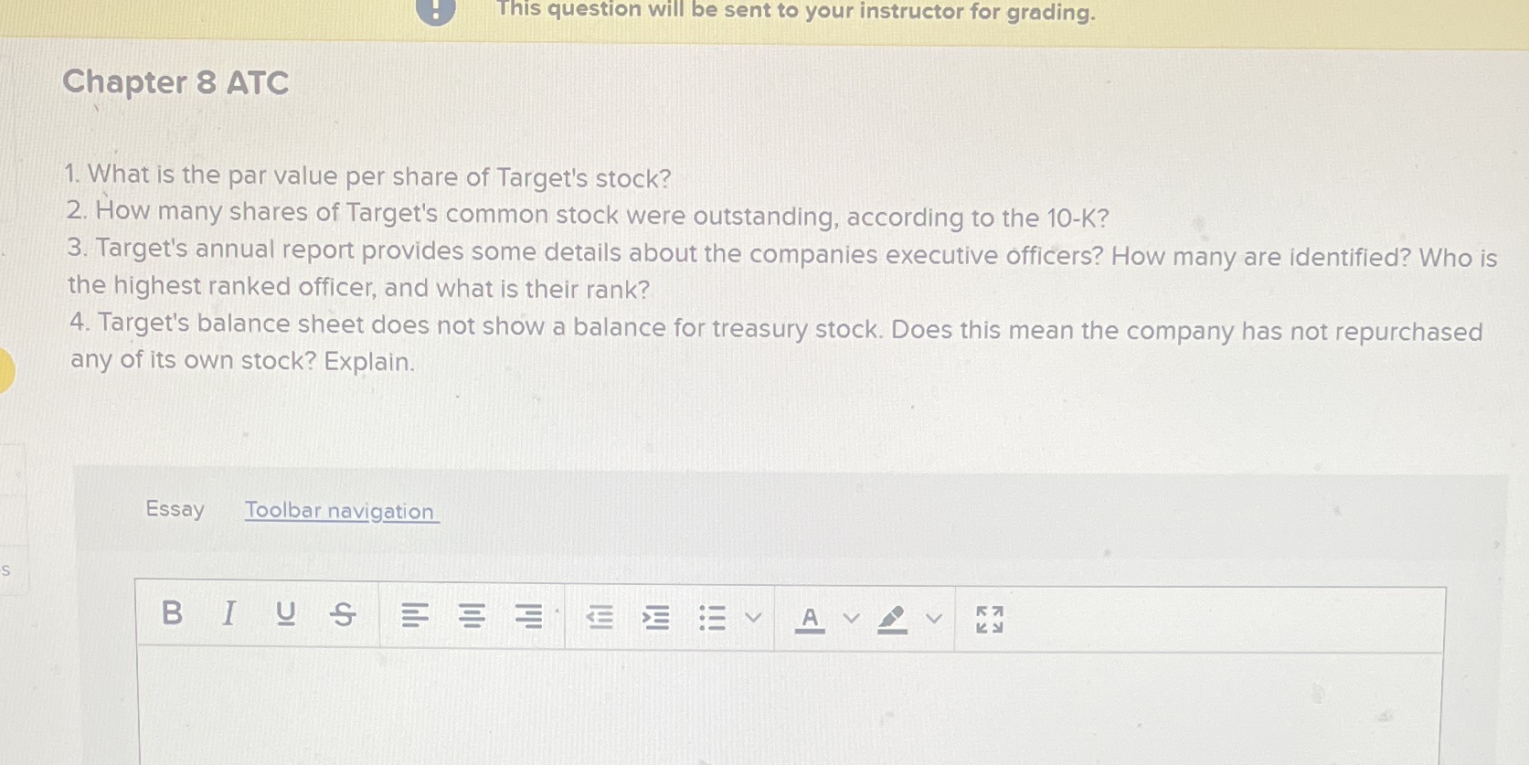 This has to do with Targets annual report I need some help