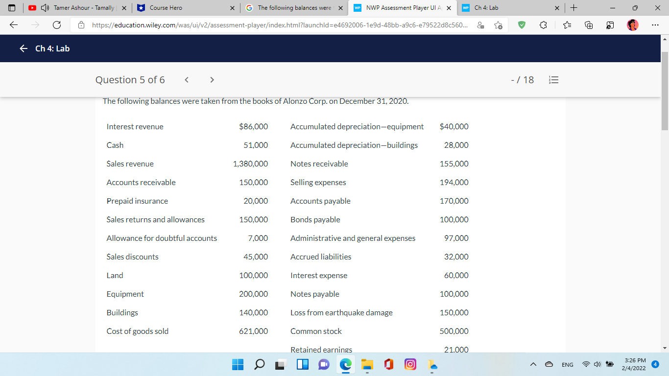 D ) Tamer Ashour - Tamally | X Course Hero X