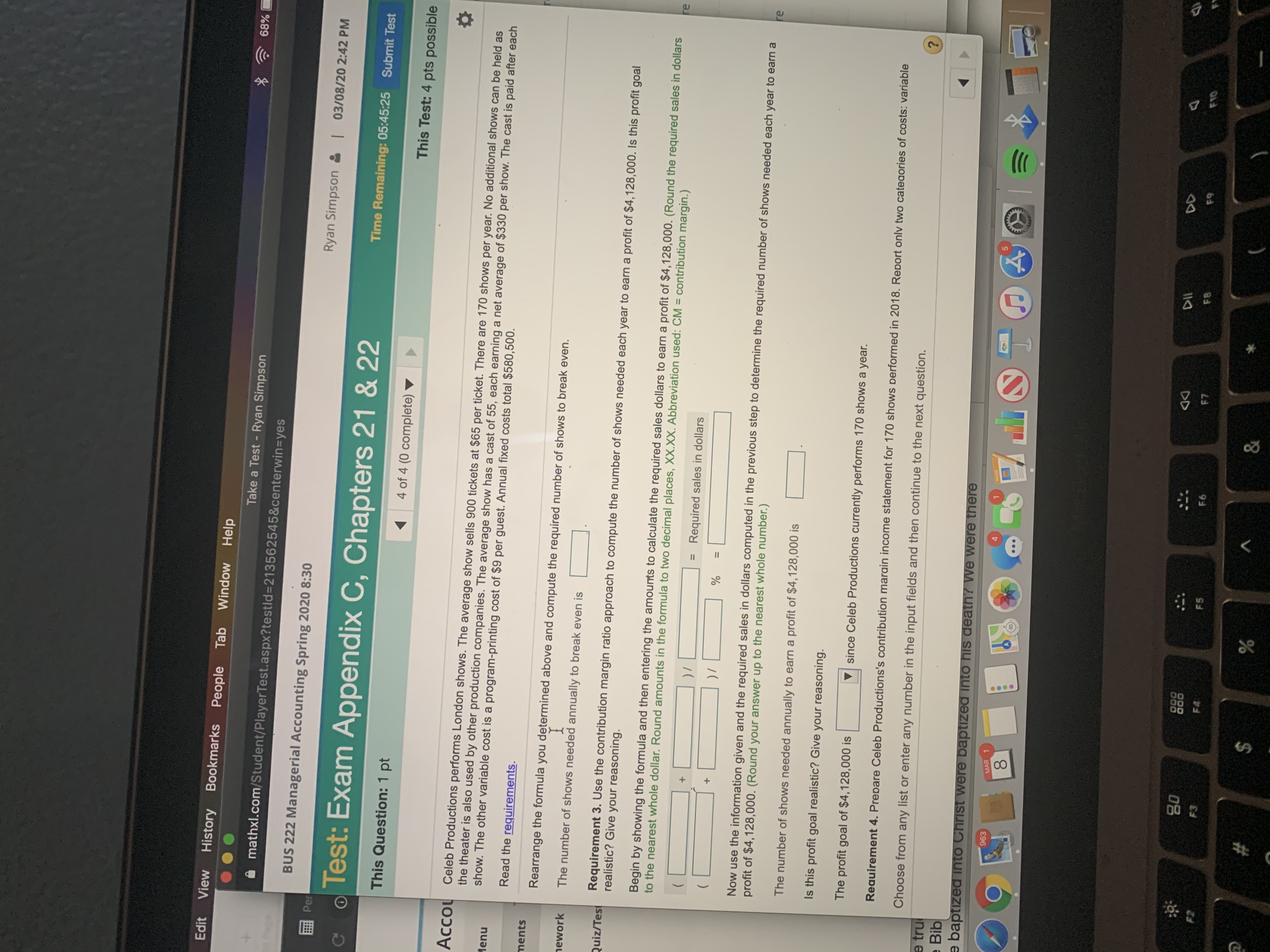 Study guide need help Edit View History Bookmarks People Tab Window ..