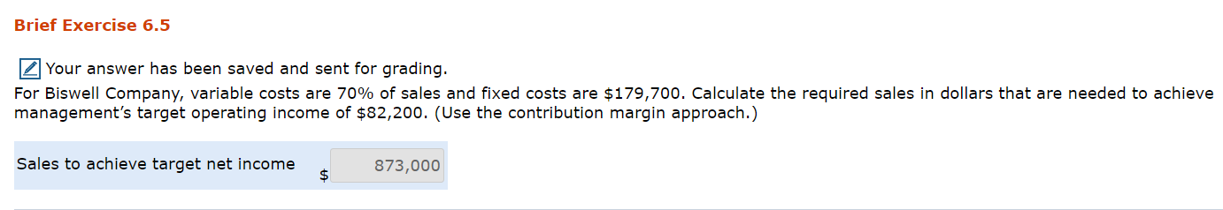 Review 6.14 Your answer has been saved and sent for grading. Vince