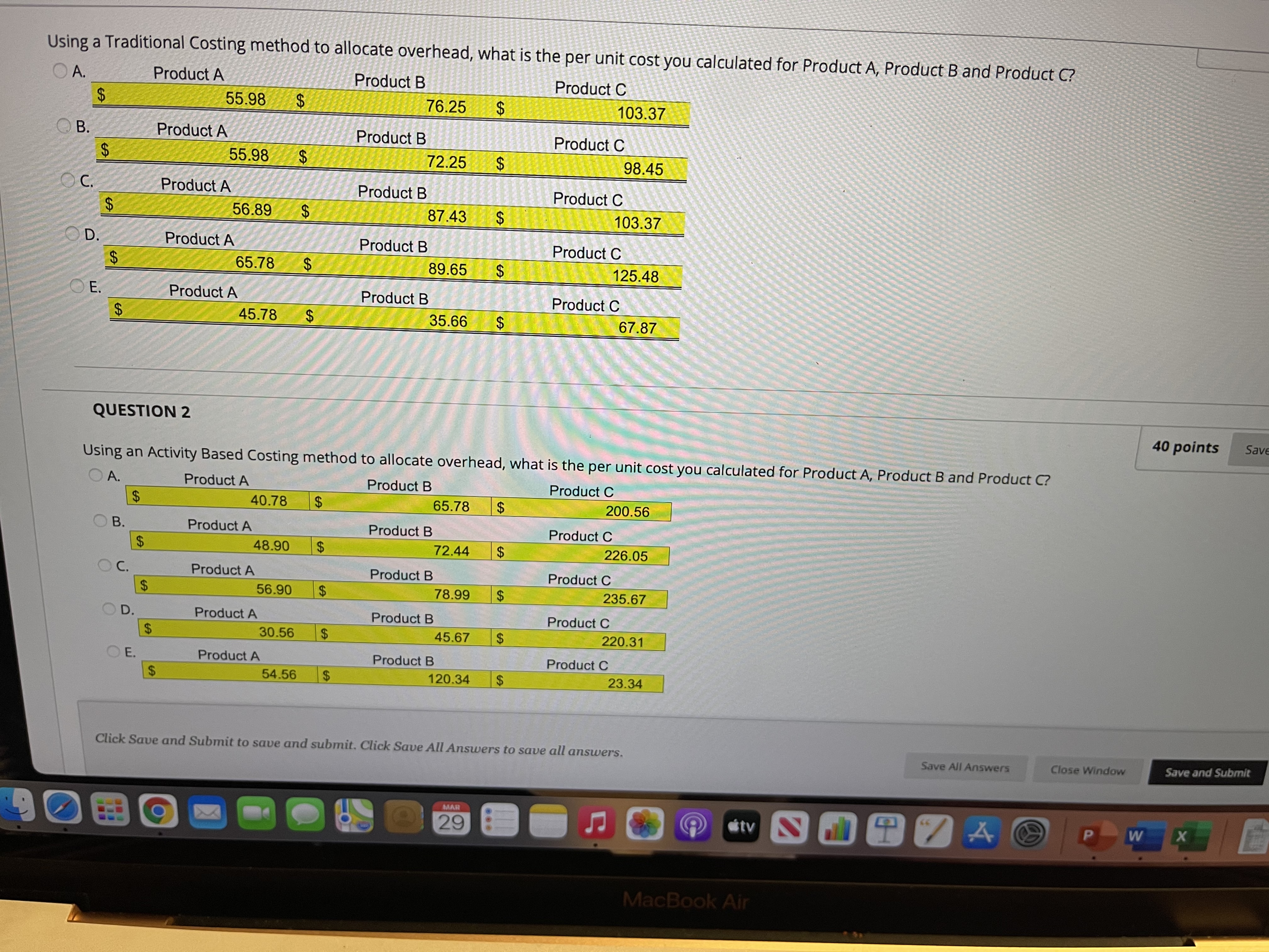 Assign the Direct Material Costs, Direct Labor Costs and Apply Overhead Costs