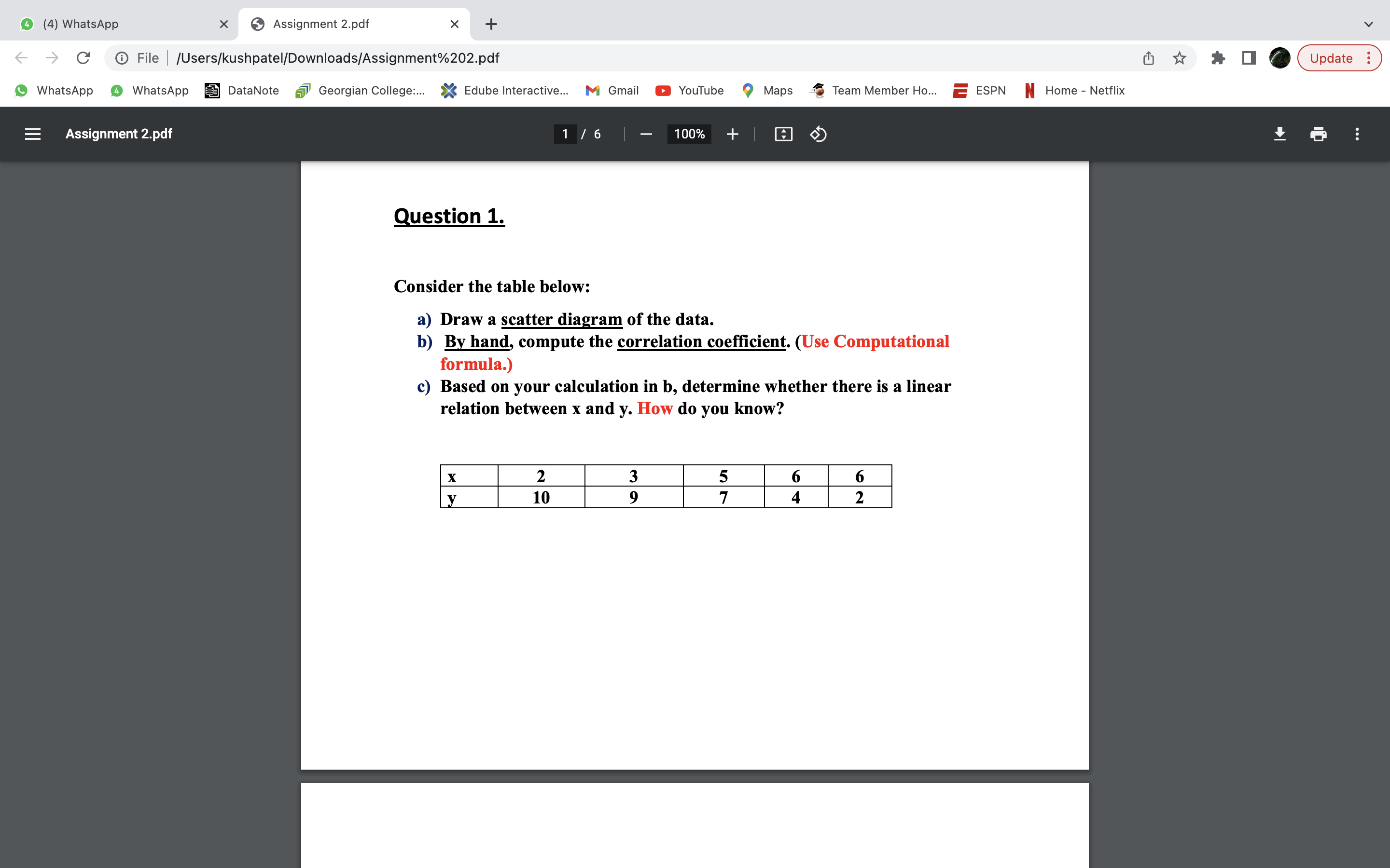  4 (4) WhatsApp X Assignment 2.pdf X + @ File |