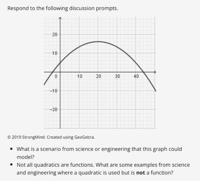 :)no math needs go be involved just make a scenario Respond to