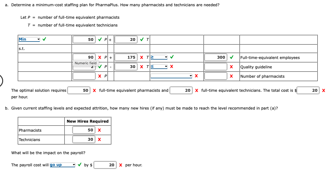 Problem 7-49 (Algorithmic)PharmaPlus operates a chain of 30 pharmacies. The pharmacies are