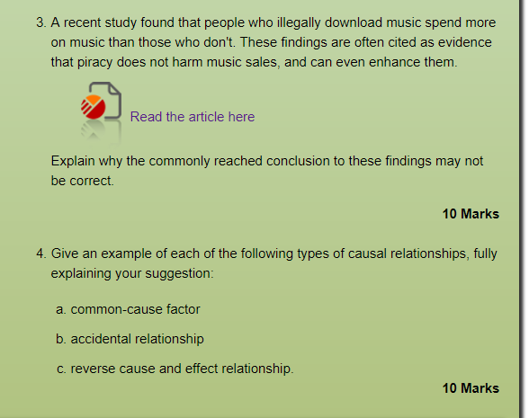 variable. a. people's ages [starting at 213] and their reaction times b.