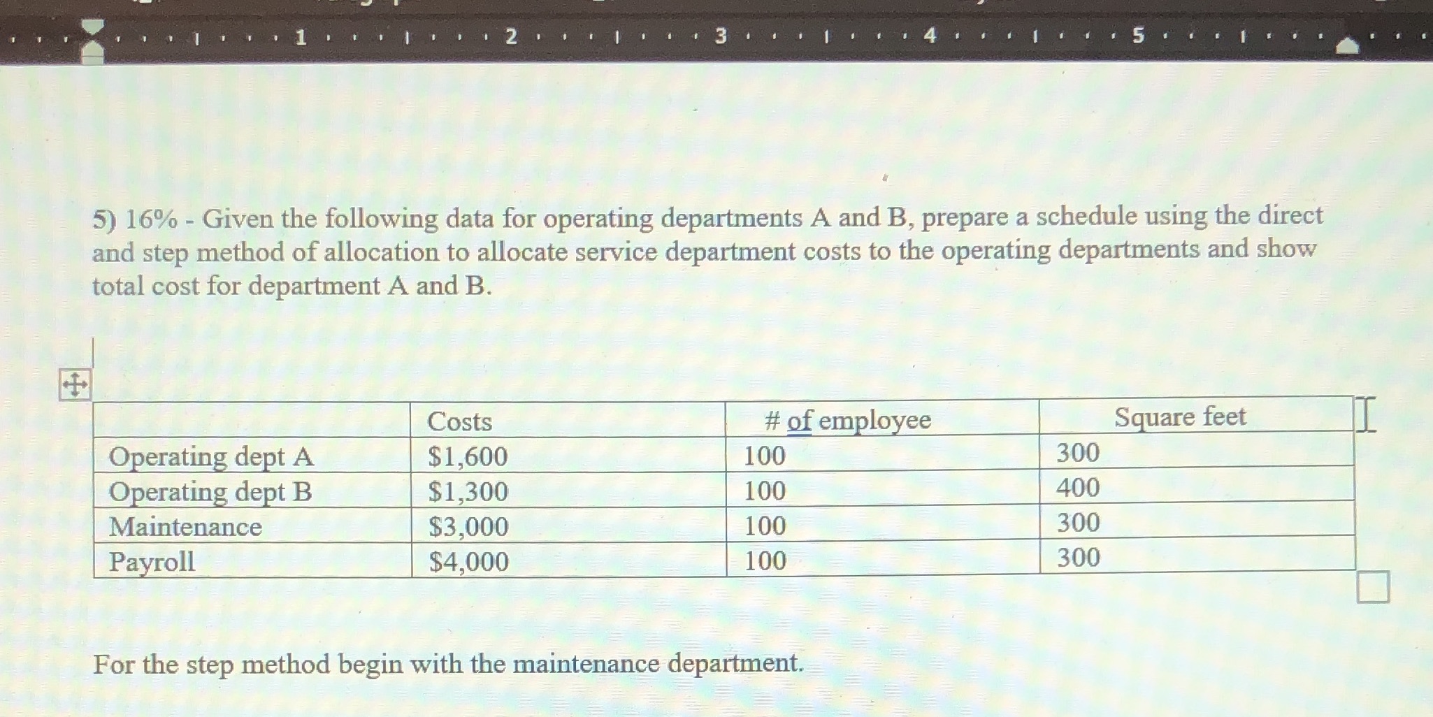 Final Question #05This is question #05. I need the answers showing step