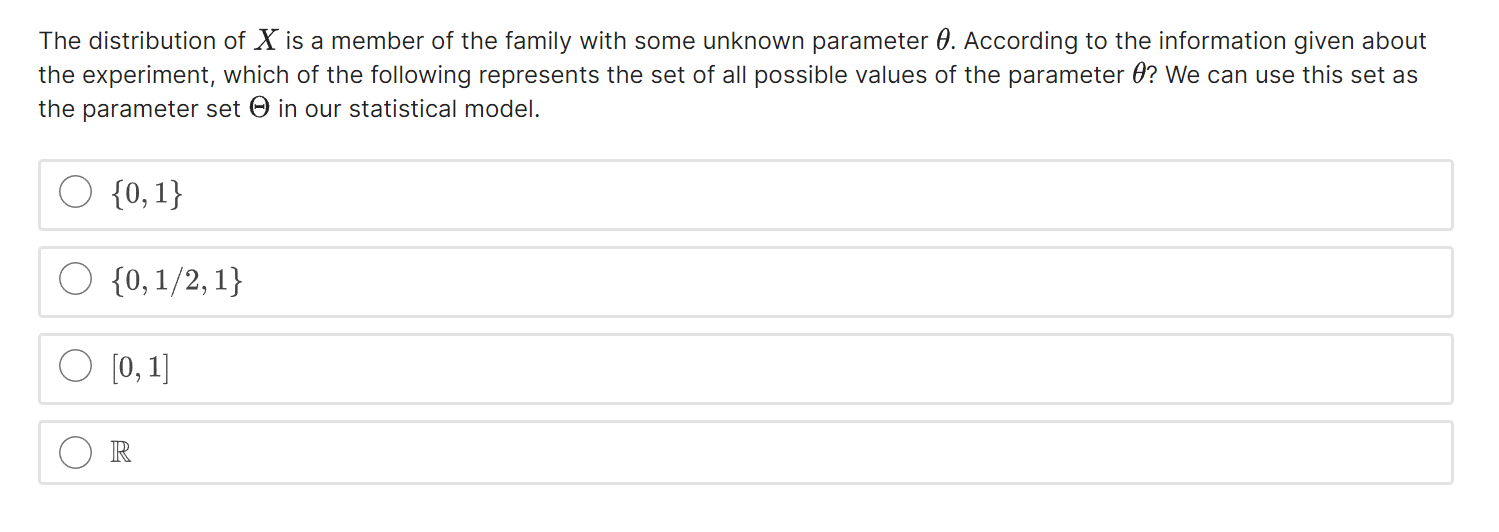 points possible (graded) Continuing from the previous problem, which of the following