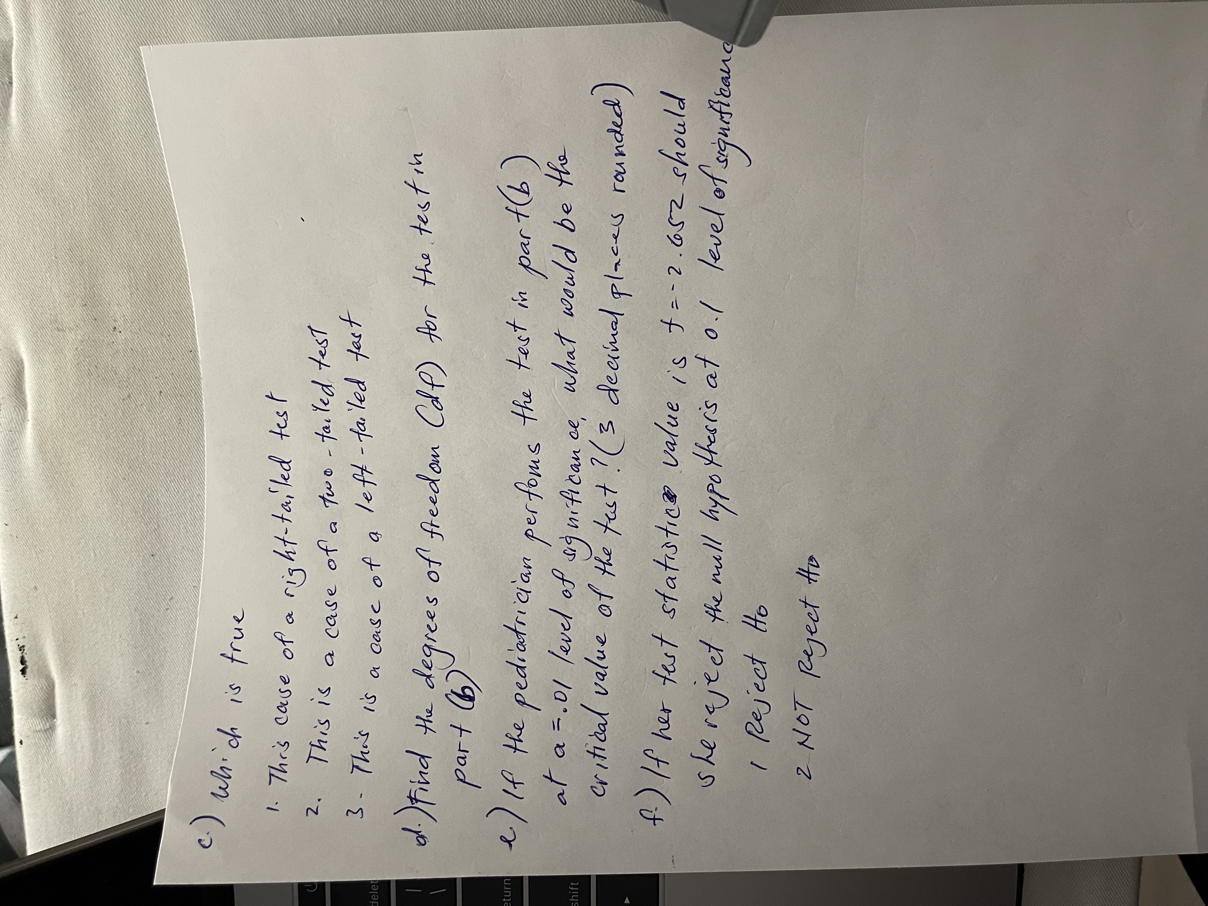 need the answers to see if my potential answers were correct. thank