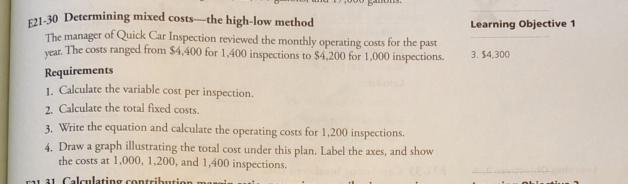 You do not have to complete question #4. Please explain! Thank you!