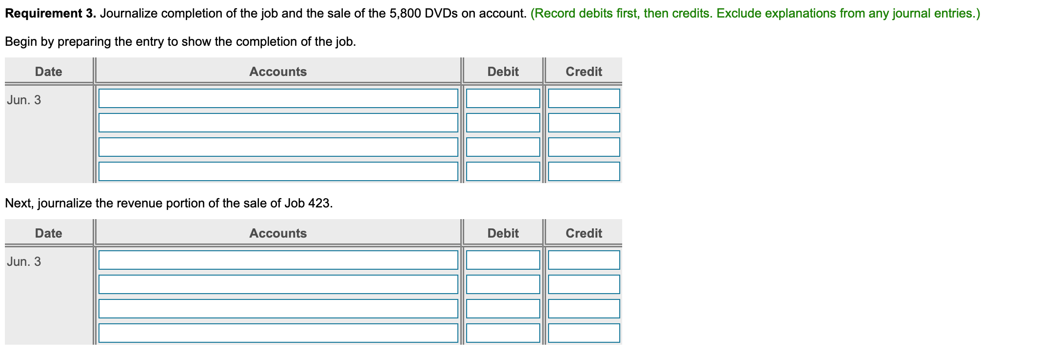 overhead of $667,000 and estimated direct labor costs of $460,000. Job 423
