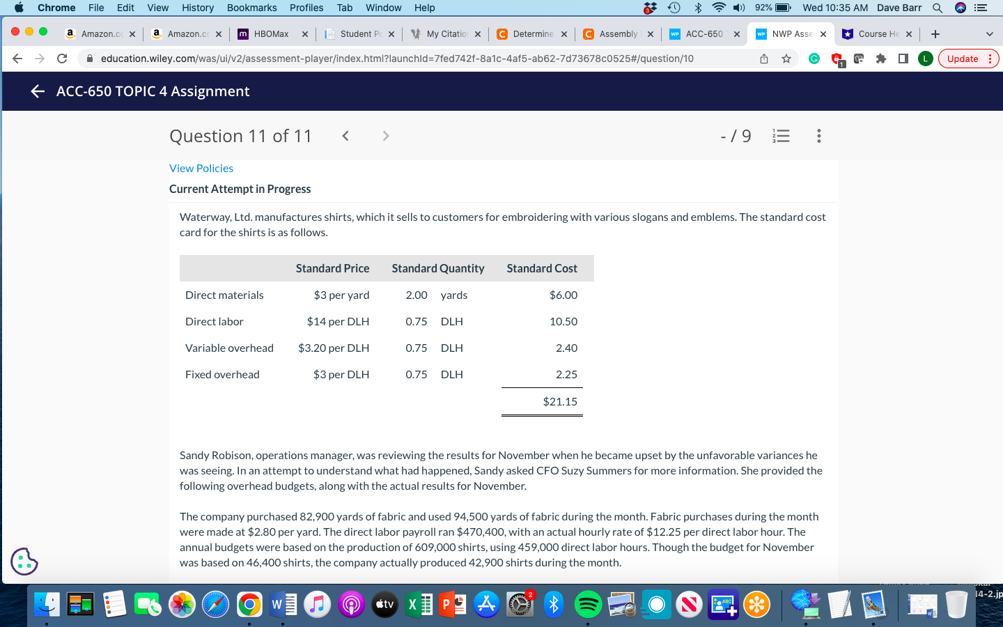  Chrome File Edit View History Bookmarks Profiles Tab Window Help 1