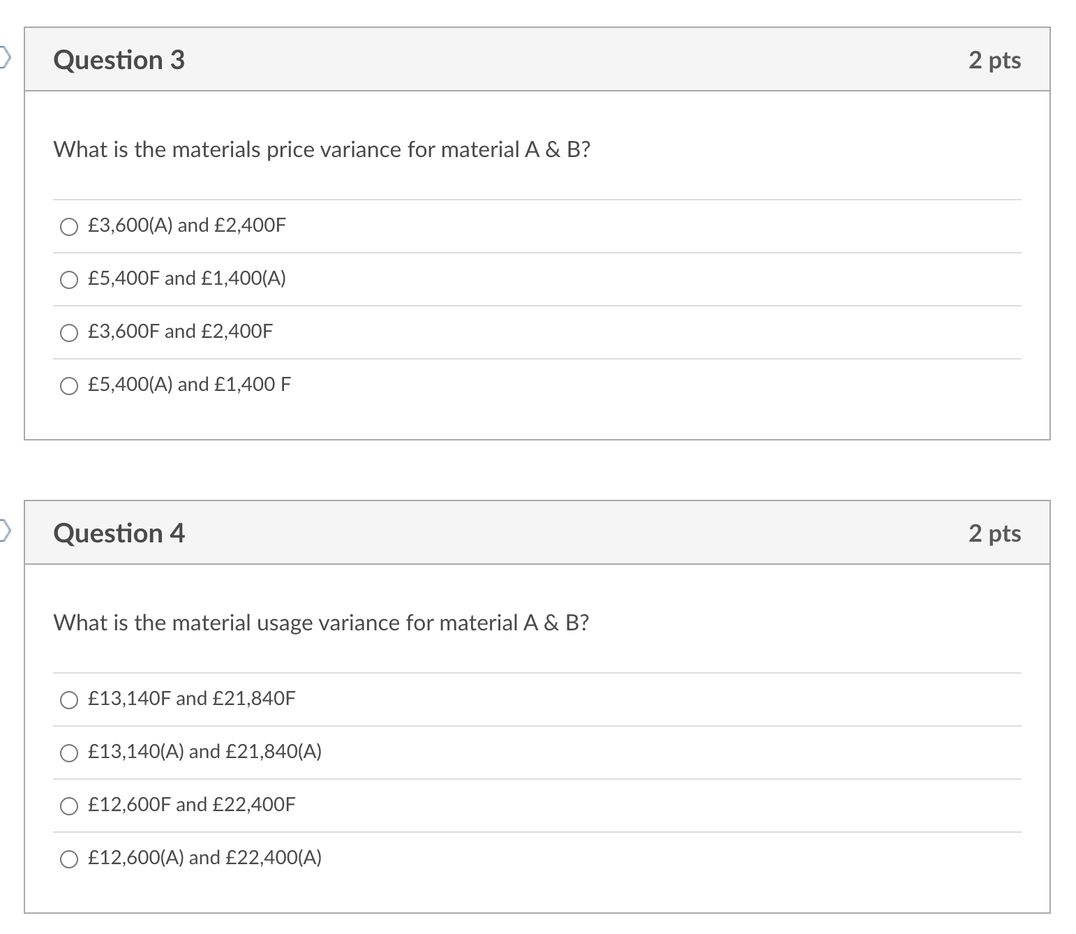 manufactures a single product, the rug. The standard cost card for this