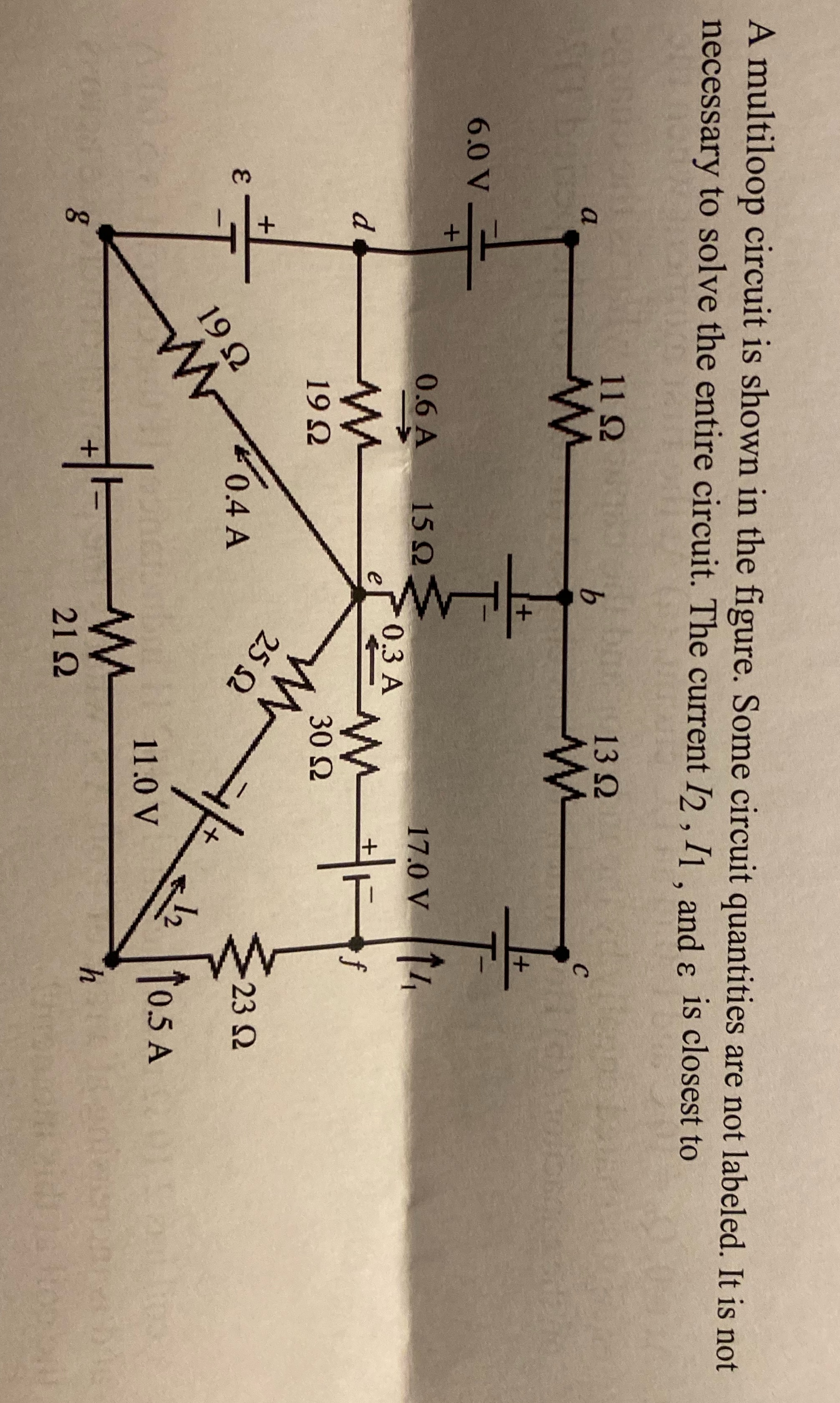 Could you please explain this? A multiloop circuit is shown in the