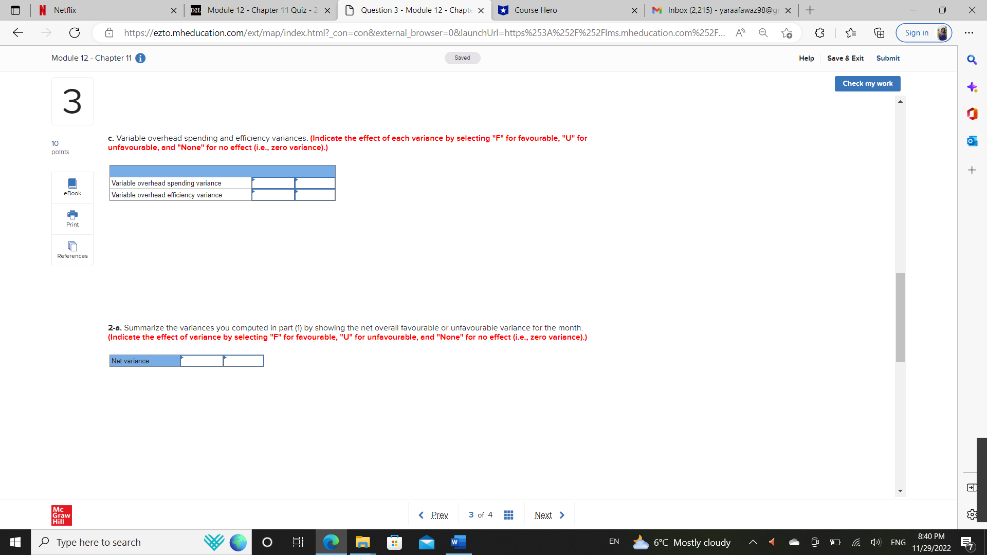 X M Inbox (2,215) - yaraafawaz98@g x + X Type here to