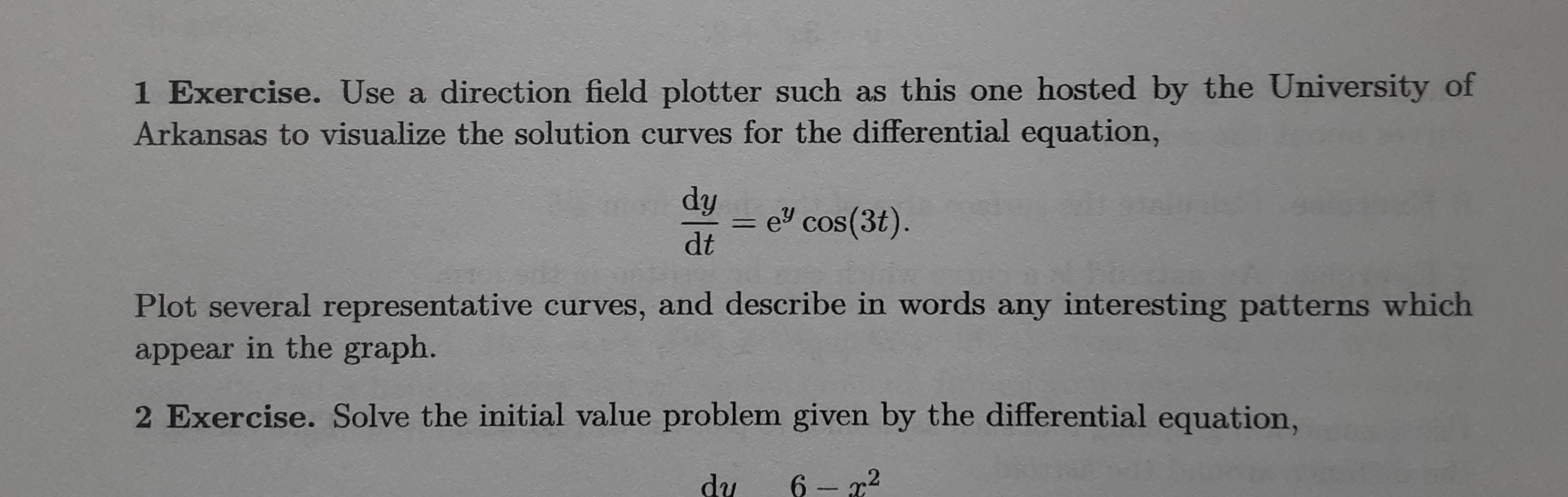 more sophisticated direction field plotter, see the MATLAB plotter written by John