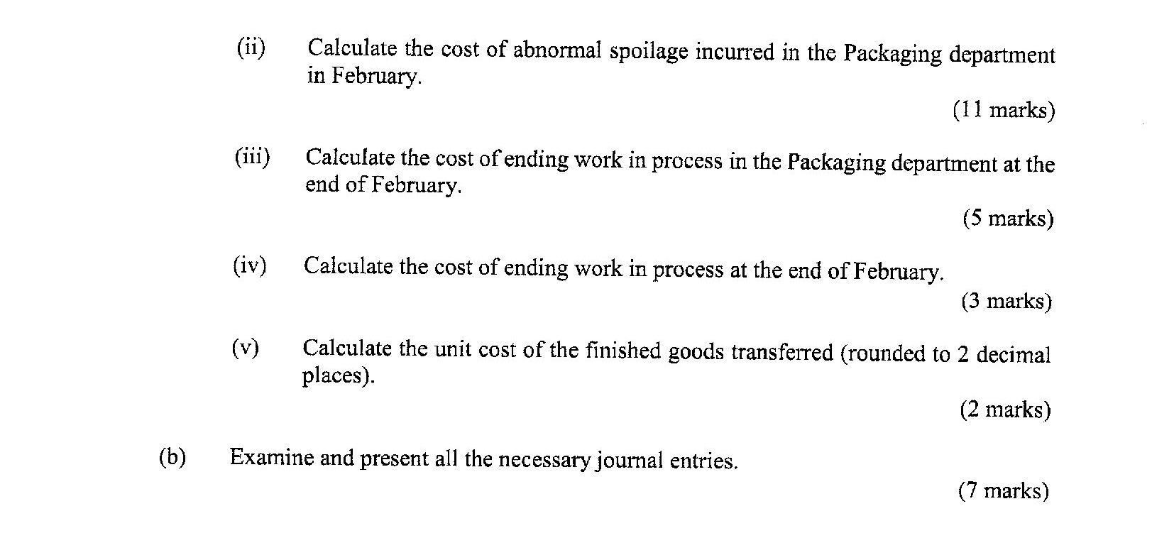 and correctly format the accounts Question 1 Fruit Specialist Ltd manufactures the