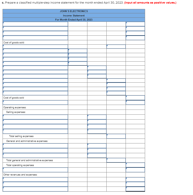 the answer is not completed The following adjusted account information, in alphabetical