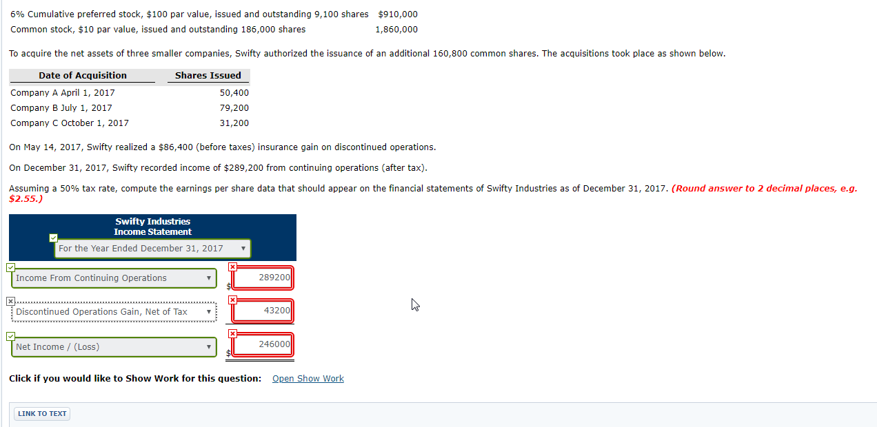 Please help with this problem and explain. The calculations I got so