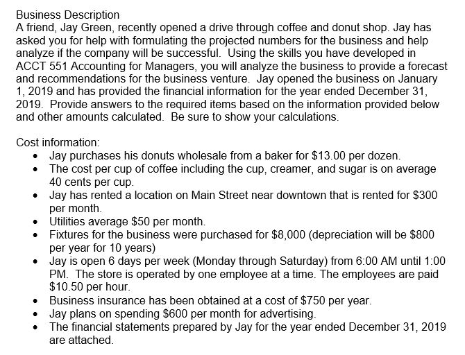 three variances that Jay could analyze to monitor the business and explain