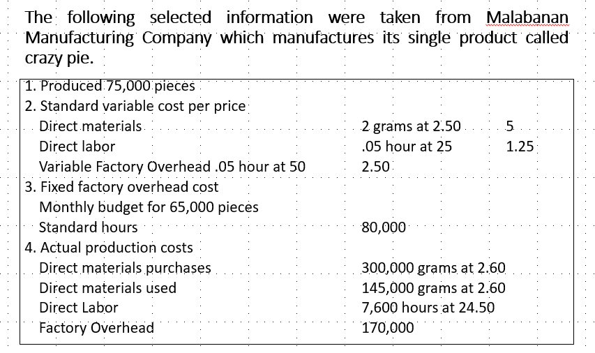 to understand. Material Quantity Variance (MQV) Application: (145,000) (2.50) (150,000) (2.50) 12,500