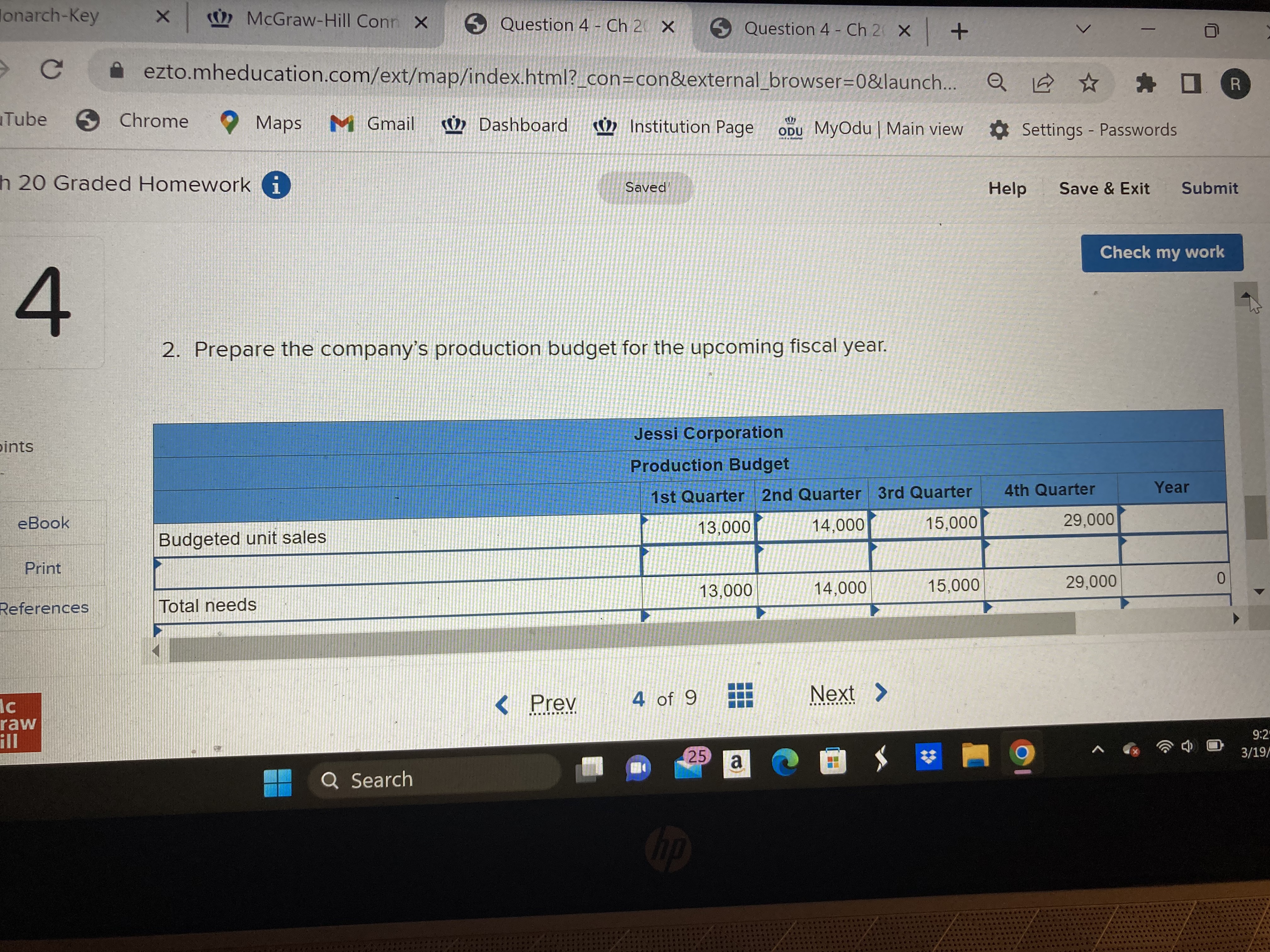 onarch-Key X (2 McGraw-Hill Conn X Question 4 - Ch 2(