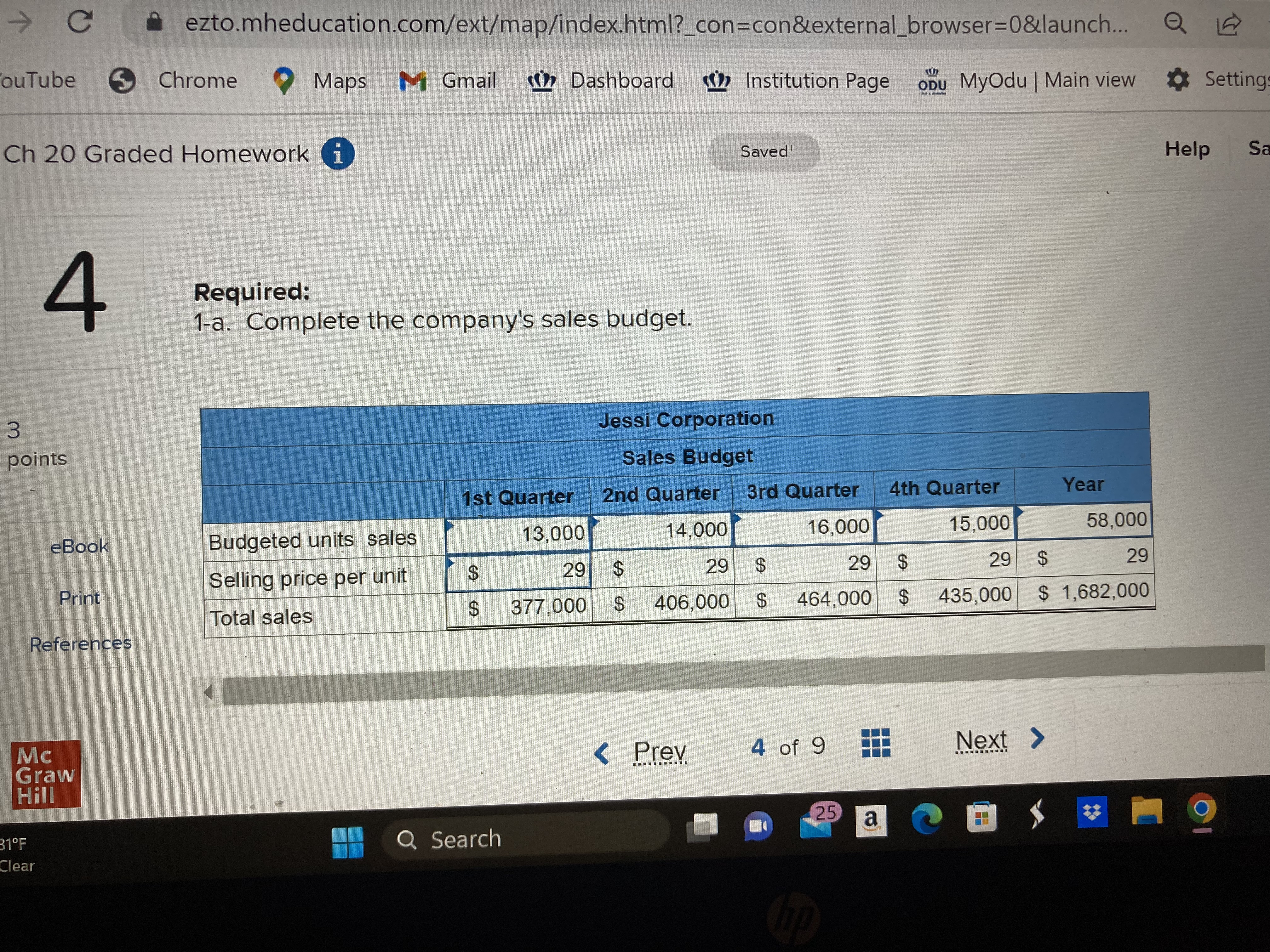 Save & Exit Submit Check my work 4 2. Prepare the company's